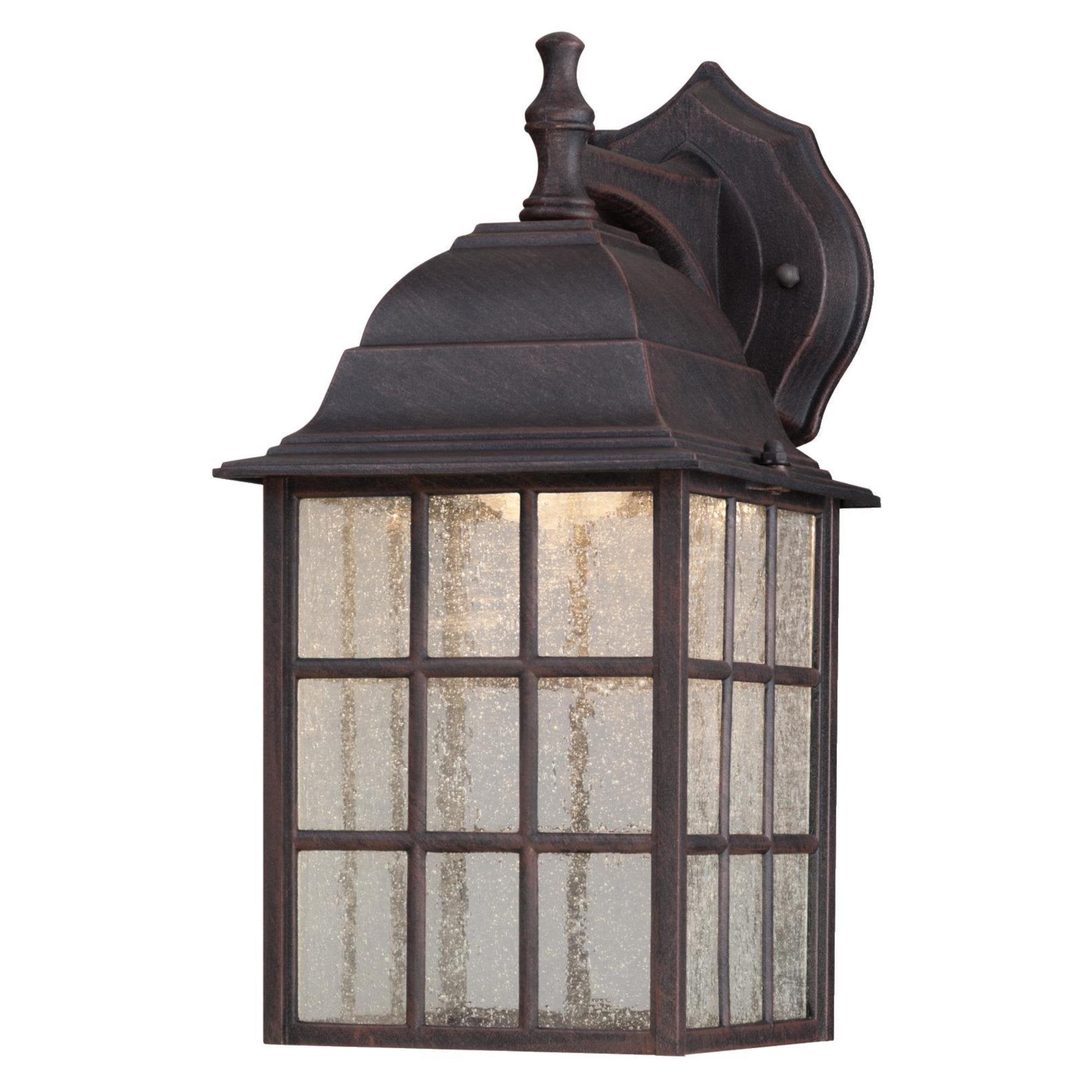 Westinghouse 6400000 Led Exterior Wall Lantern, Weathered Patina