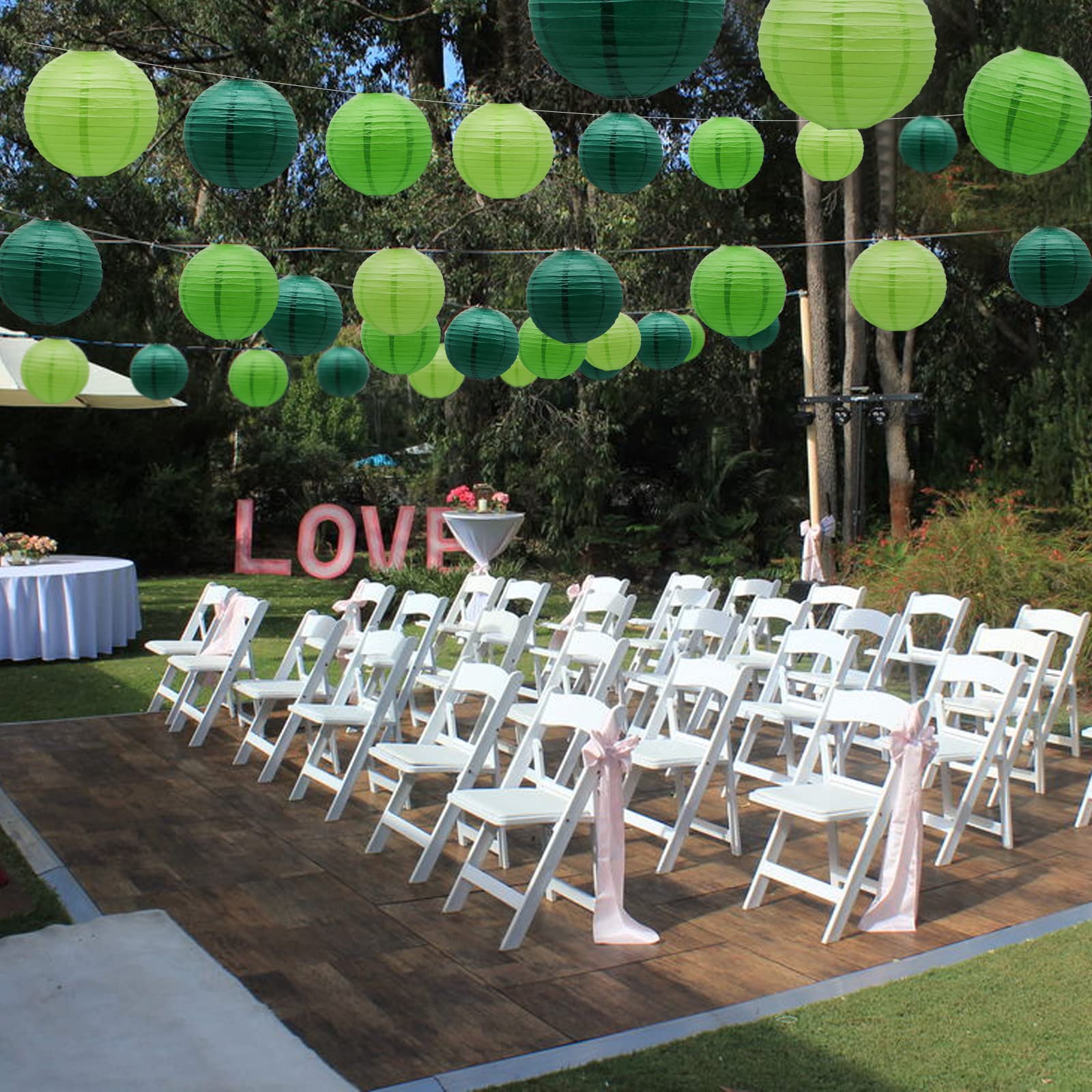 Adlkgg Round Hanging Paper Lanterns Decorations, Party Wedding Birthday Baby Showers Halloween Supplies, Black 12",10", 8", 9 Pack