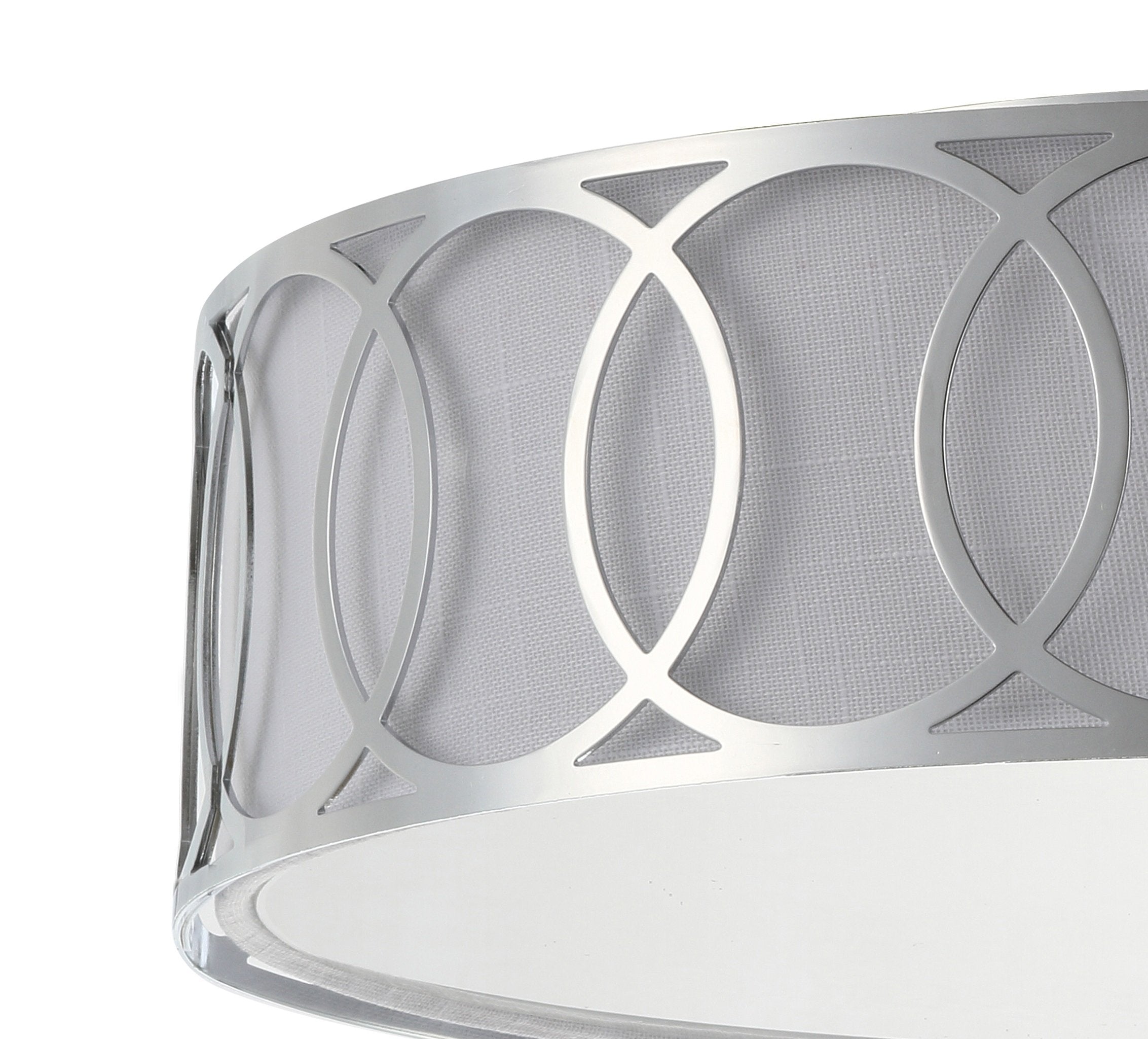 JONATHAN Y Elizabeth 13.25in Metal LED Flush Mount, Dimmable, Oil Rubbed Bronze, Model JYL3503B