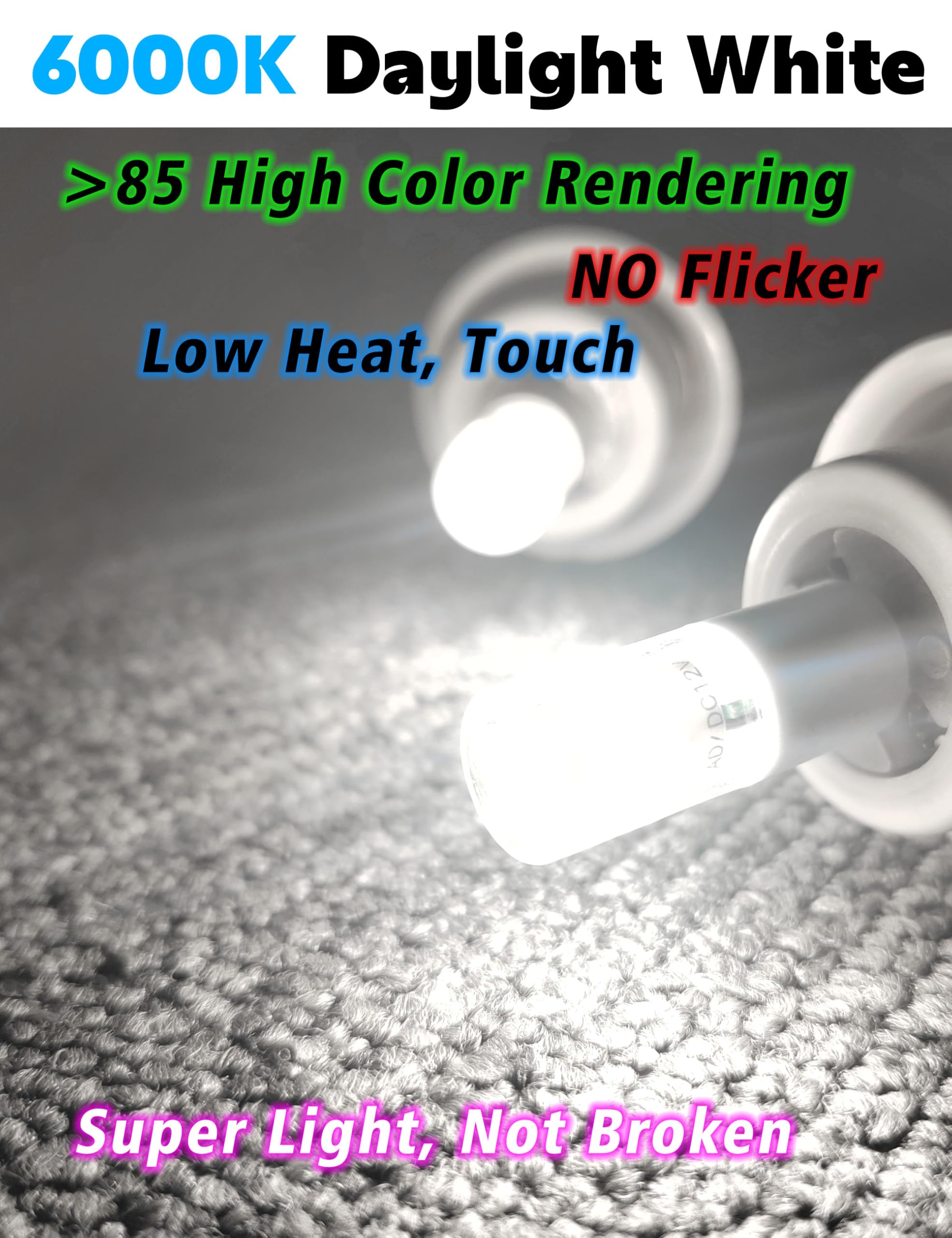 G4 Rv Interior Led Bulb 3W Replace 10W/20W/30W, 6000K White T3 Jc Bi-Pin Base Ceiling Recessed Puck Camper Light Bulb,12V G4 Bul