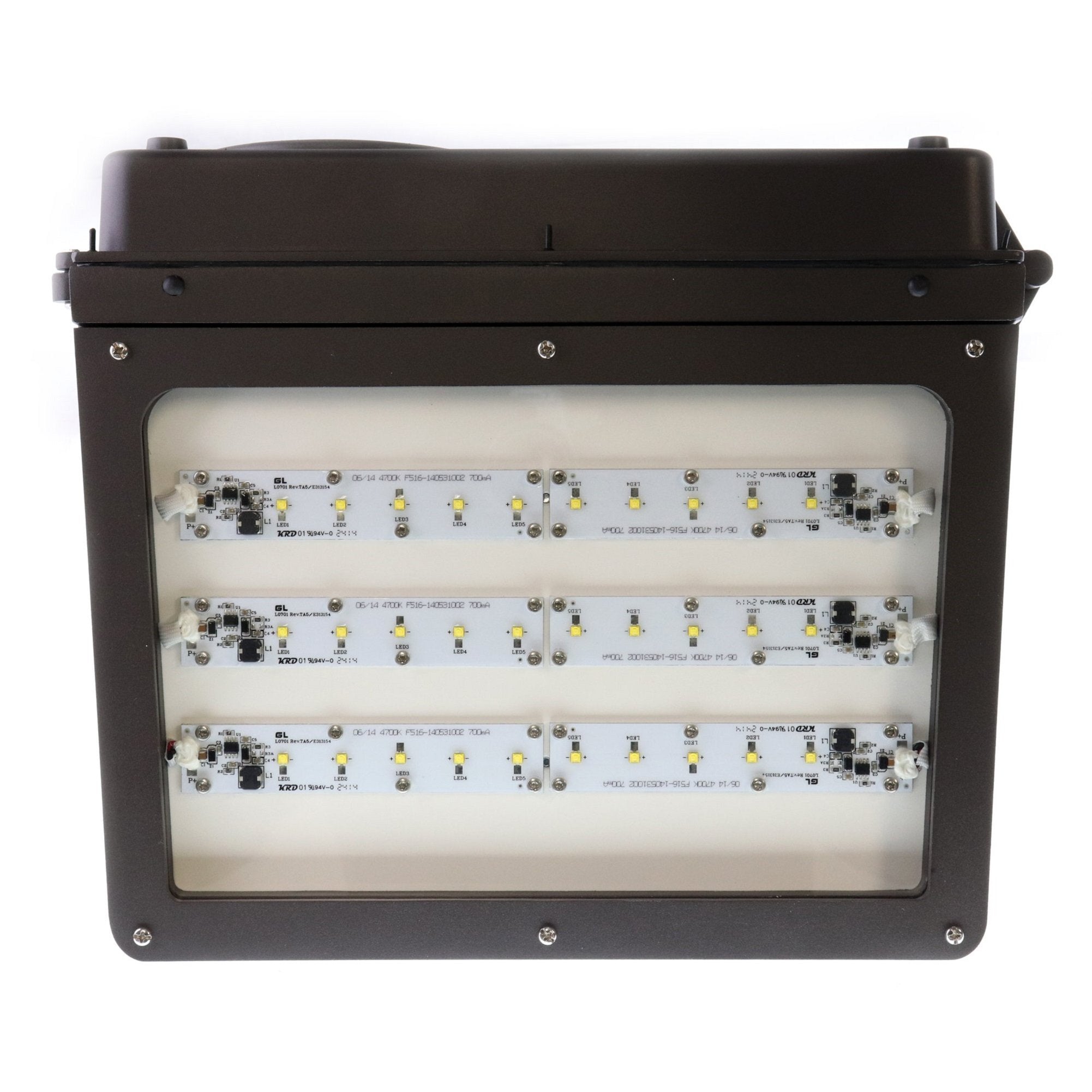 NSI WP77LED LED Wall Pack 76.6W Metal Lighting Fixture - Color 9
