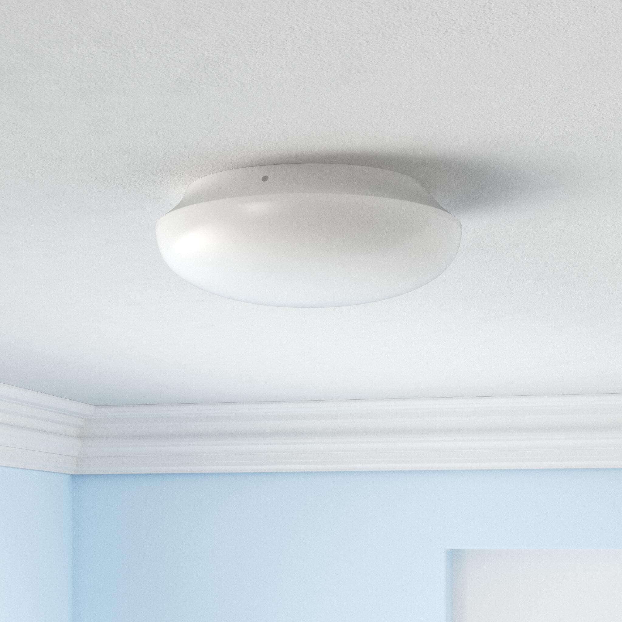 Energizer Led Ceiling Light Fixture, Battery Operated, Wireless Wall Switch Remote, 300 Lumens, Ceiling Light No Electricity, Pe