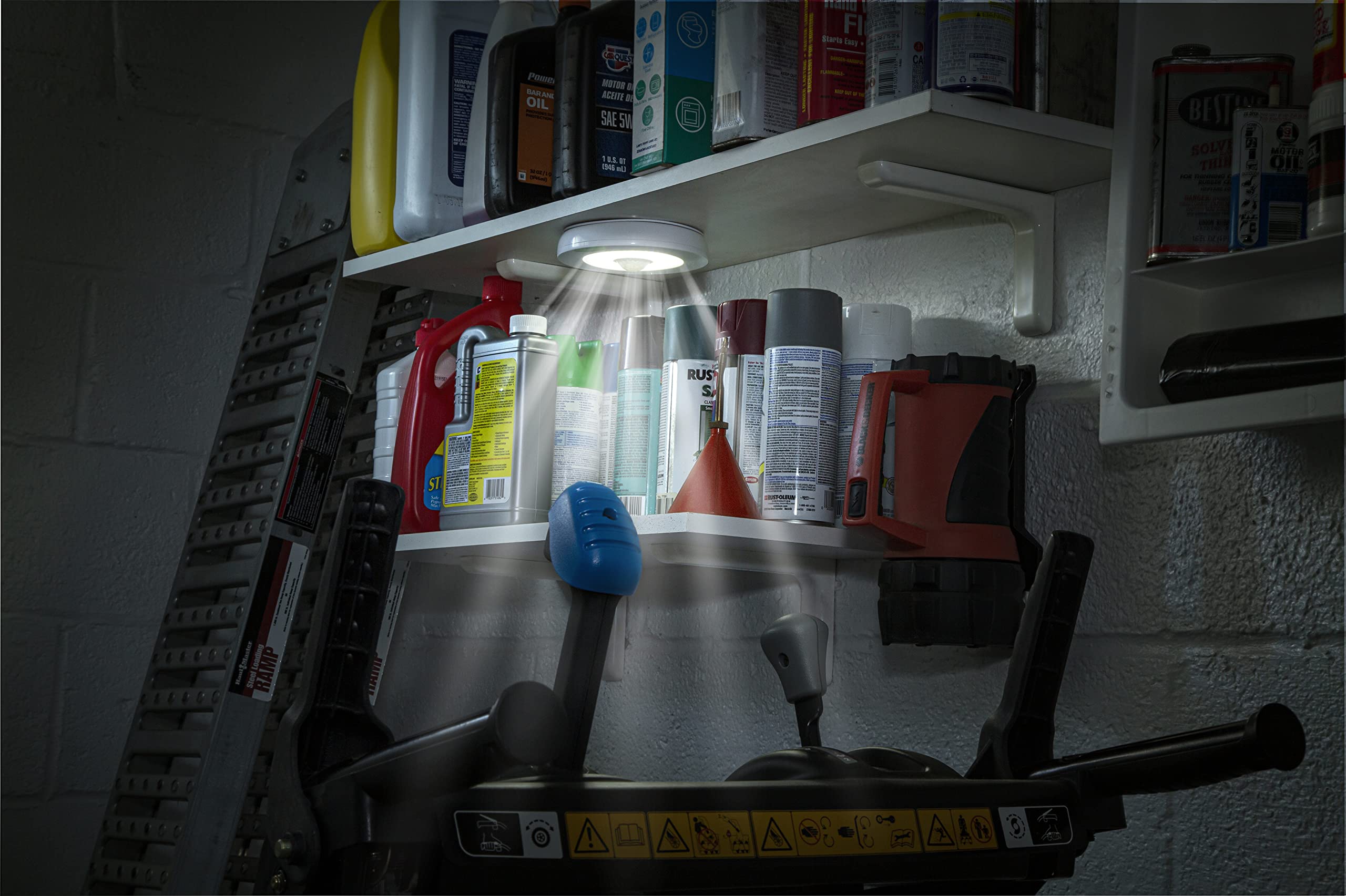 Sensor Brite Overlite Ultra+ Rechargeable Led Light, Remote Control, Motion Activated, White