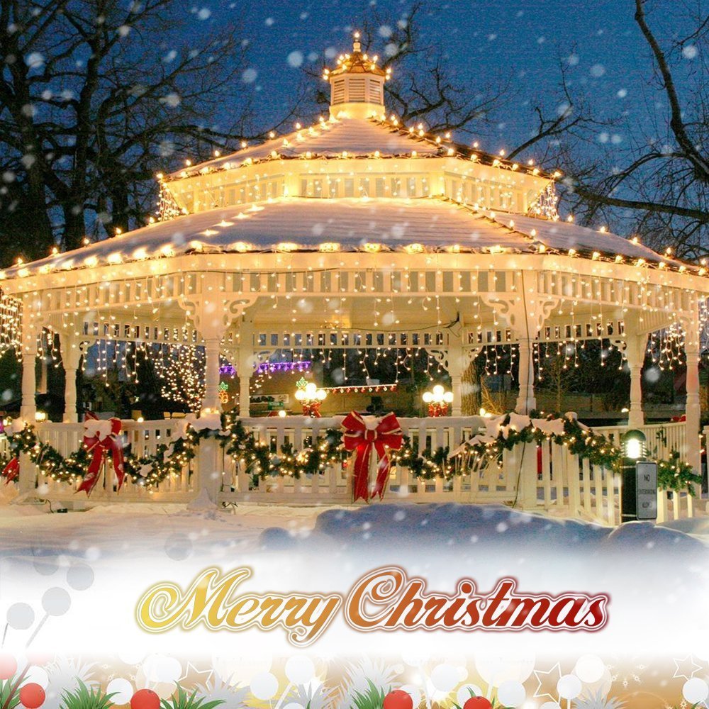 Fullbell 33Ft Outdoor Fairy String Lights, 100 Led Warm White, Plastic, Extendable, Model Fledtksl10Mww-Ww