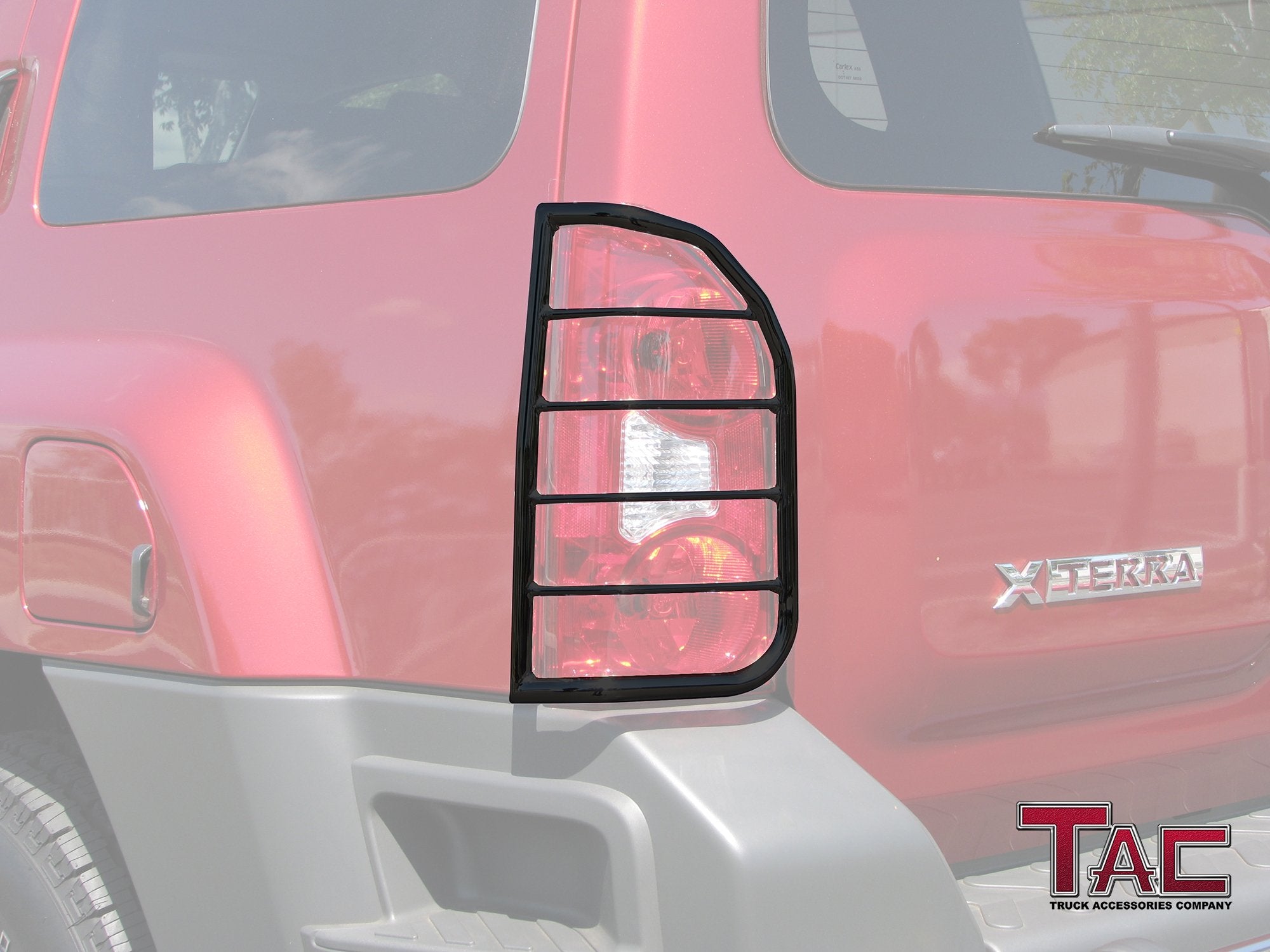 Tac Tail Rear Light Guards Cover Protector Fit 2005-2014 Nissan Xterra Tlg Black Taillight – 1 Pair