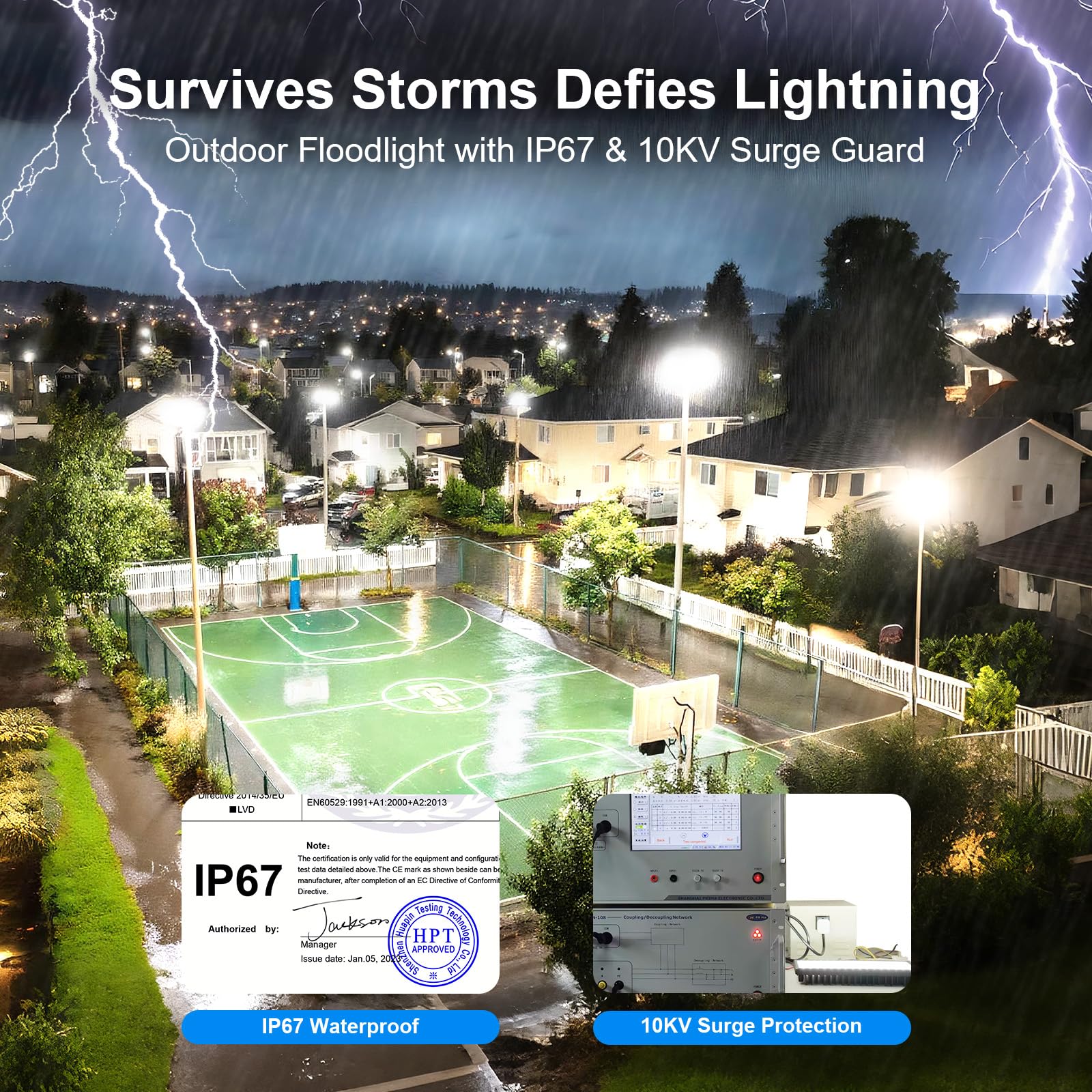 Hodelvju Led Stadium Lights 200W 28000Lm Led Flood Light Outdoor  6500K Super Bright Parking Lot Light Street Security Lighting  Adjustable Angle Field Lights Ip67 Waterproof For Yard  Roadways