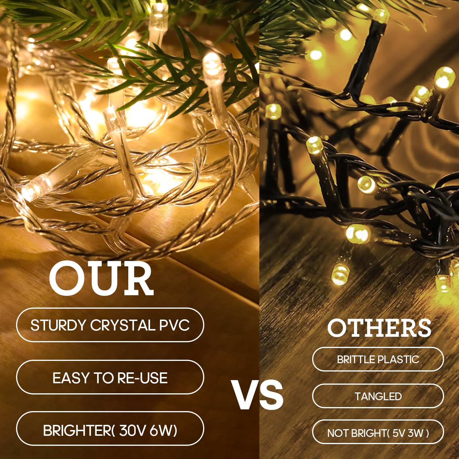 600 Led Christmas Lights, 246Ft Outdoor Waterproof String Lights With Remote, Timer & Memory Function & 8 Modes, Twinkle Lights Plug In For Christmas Tree, Patio, Outside, Indoor, Bedroom