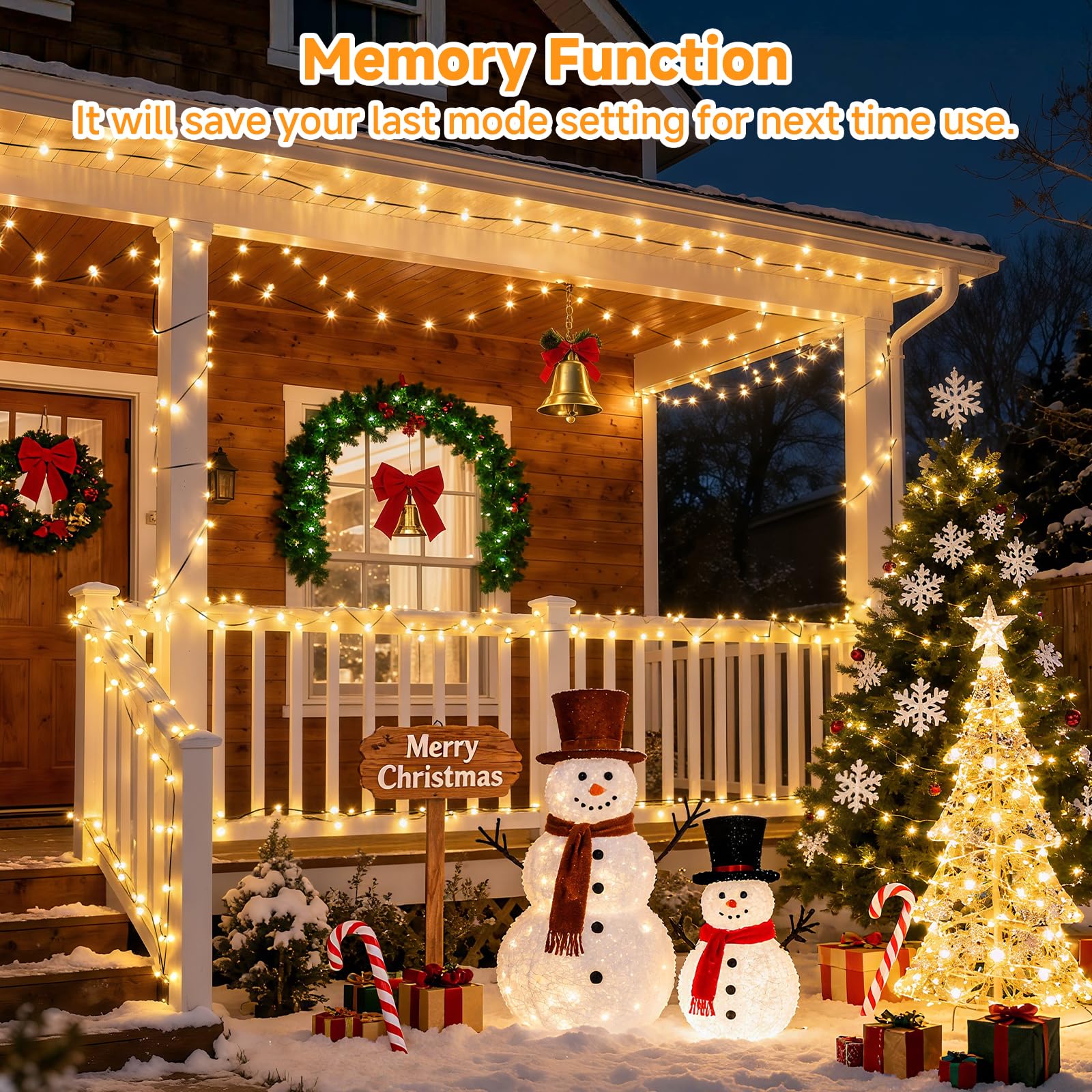 Mlambert 1200 Led Christmas Lights 394Ft  Outdoor Waterproof Dimmable Fairy Lights With Remote  8 Modes Indoor Lighting For Holiday D?Cor  Warm White