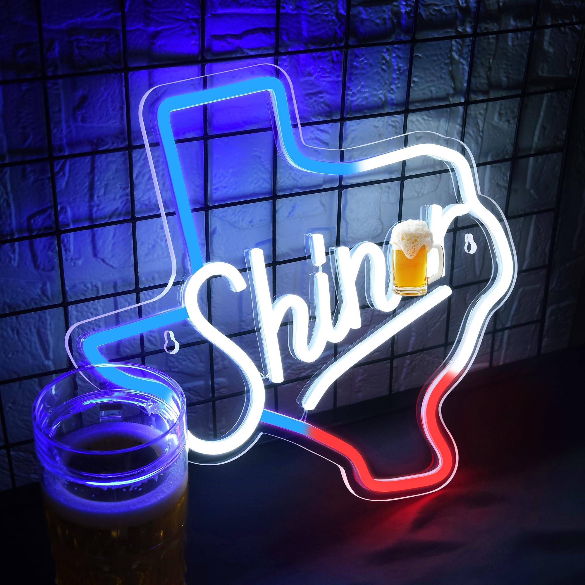 malt-inspired Neon Sign For Wall Decor Bar Neon Sign malt-inspired Led Sign Neon Lights For Home Bar Man Cave Garage Pub Party Game Room Hotel Bedroom Birthday Gifts Usb Powered(Xd-274)