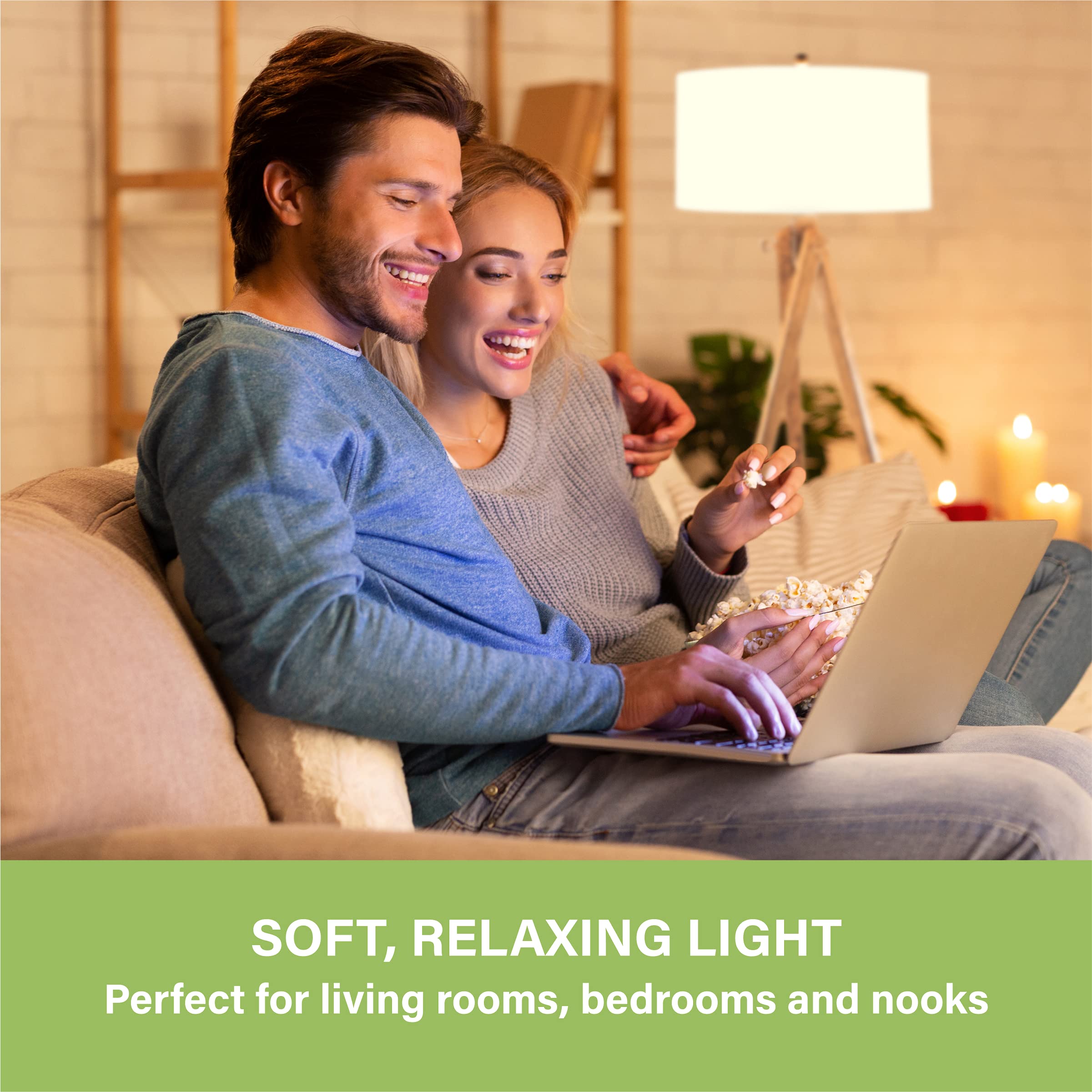 Sigalux A19 LED Light Bulb, 60W Equivalent, Soft White 2700K, 9.5W, Non-Dimmable, E26 Base, UL Listed,