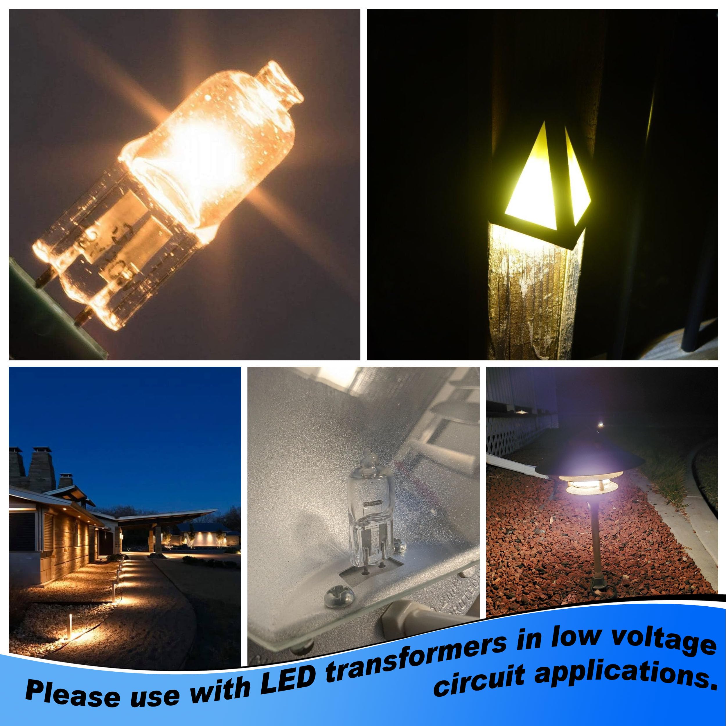 Heifymi Gy6.35 Led Bulb 2W Equivalent 20W Halogen Bulb 2700K Warm White Ac/Dc 12-24 Volt G6.35/Gy6.35 Bi-Pin Jc Type Bulb For La