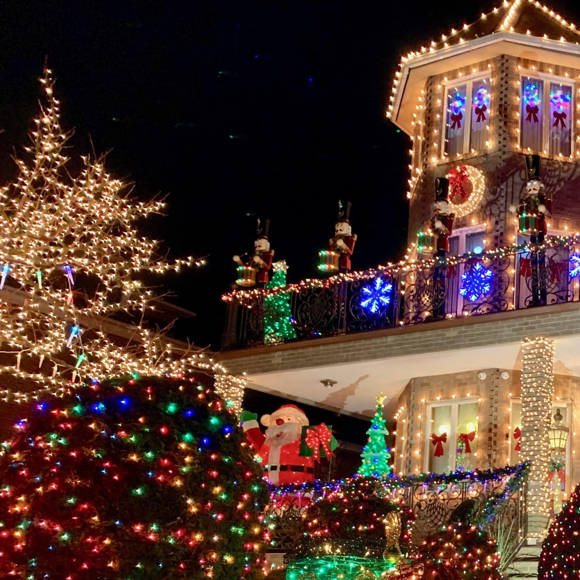 Tw Shine Warm White Christmas Lights  3 Pack Total 60Ft 300 Count Incandescent Mini Tree String Lights  Waterproof Christmas Decorations For Outdoor Indoor Xmas Patio Home Party Garden Yard Decor