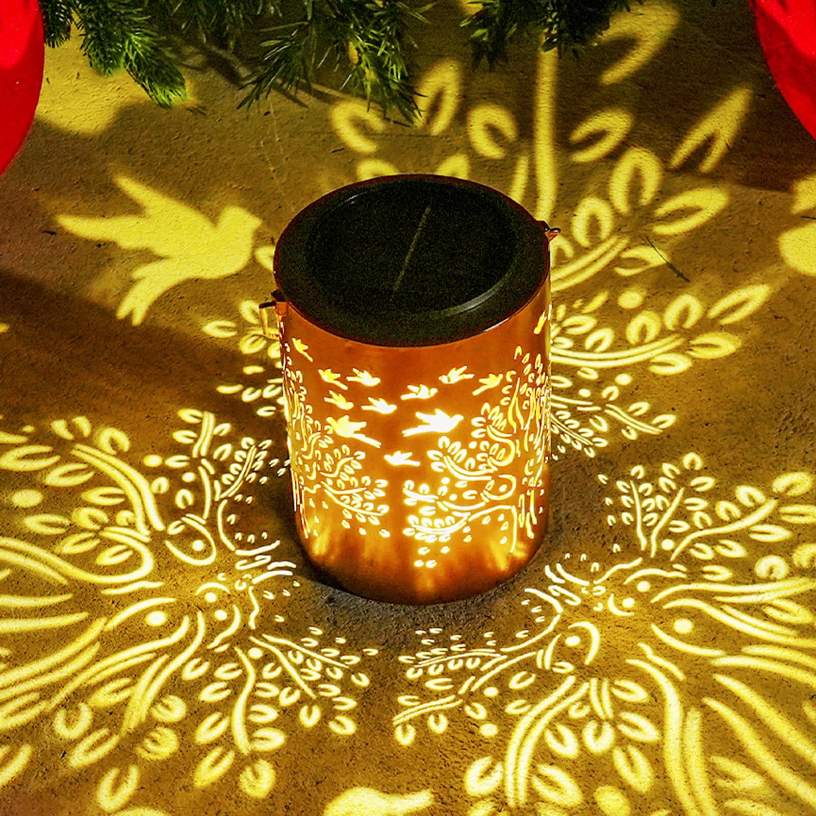 Upgraded 13.4'' Large Solar Lanterns Outdoor with Long-Lasting 2000mAh Battery - Thoughtful Gift for Women Mom Grandma - Waterpr