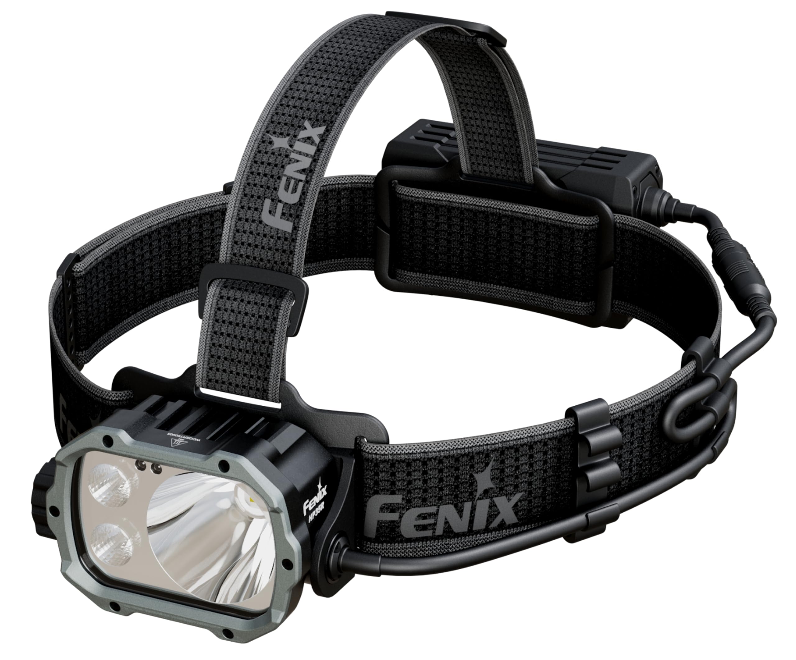 Fenix HP35R Headlight, Up to 4000 Lumens, Double Battery (Built-in), USB-C Rechargeable, Professional IP66 Waterproof, Rescue an