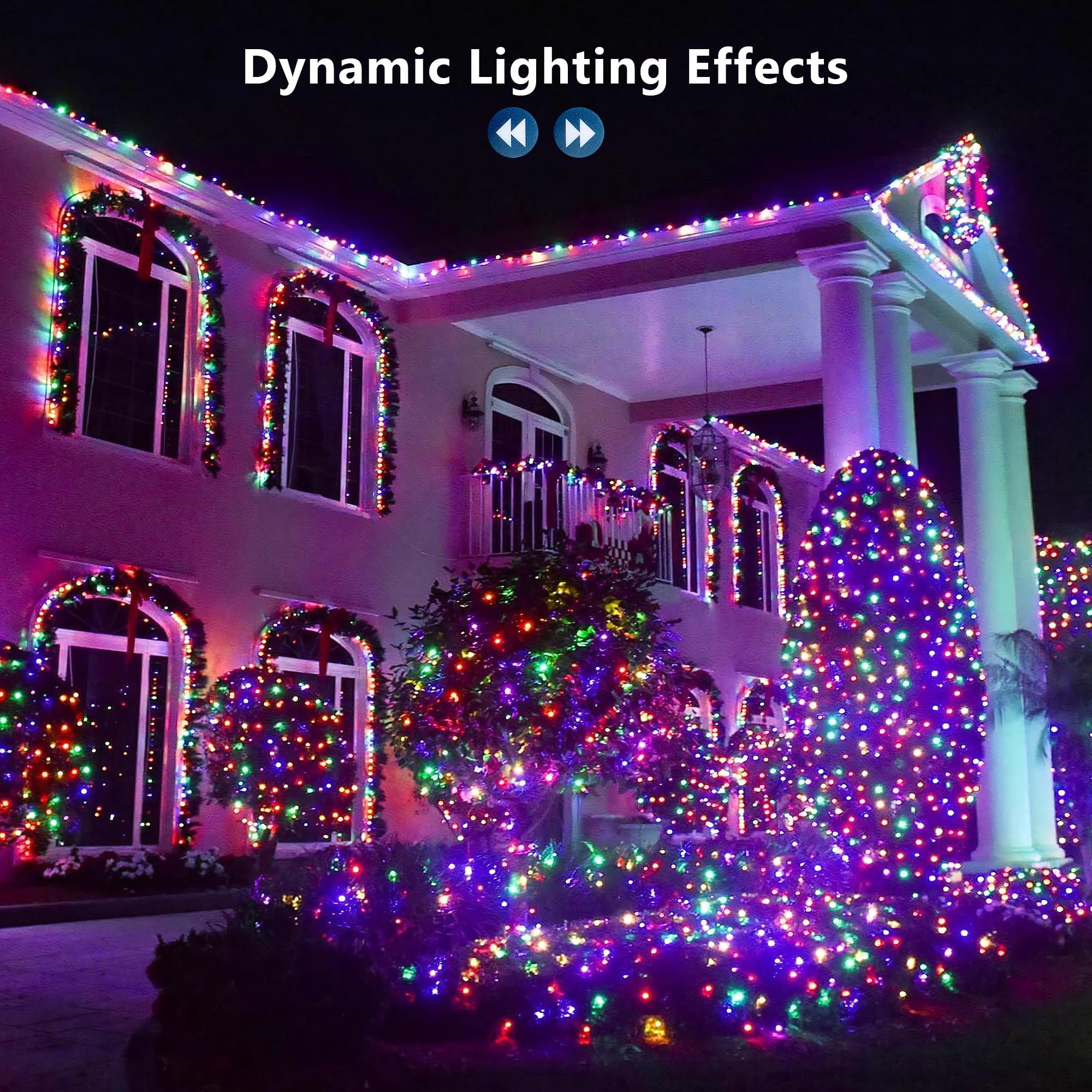 Brizlabs Orange Purple Halloween Lights  33Ft 100 Led Rgb Color Changing String Lights With Remote  Dimmable Mini Christmas Light String With Timer For Indoor Outdoor Halloween Thanksgiving Xmas Decor