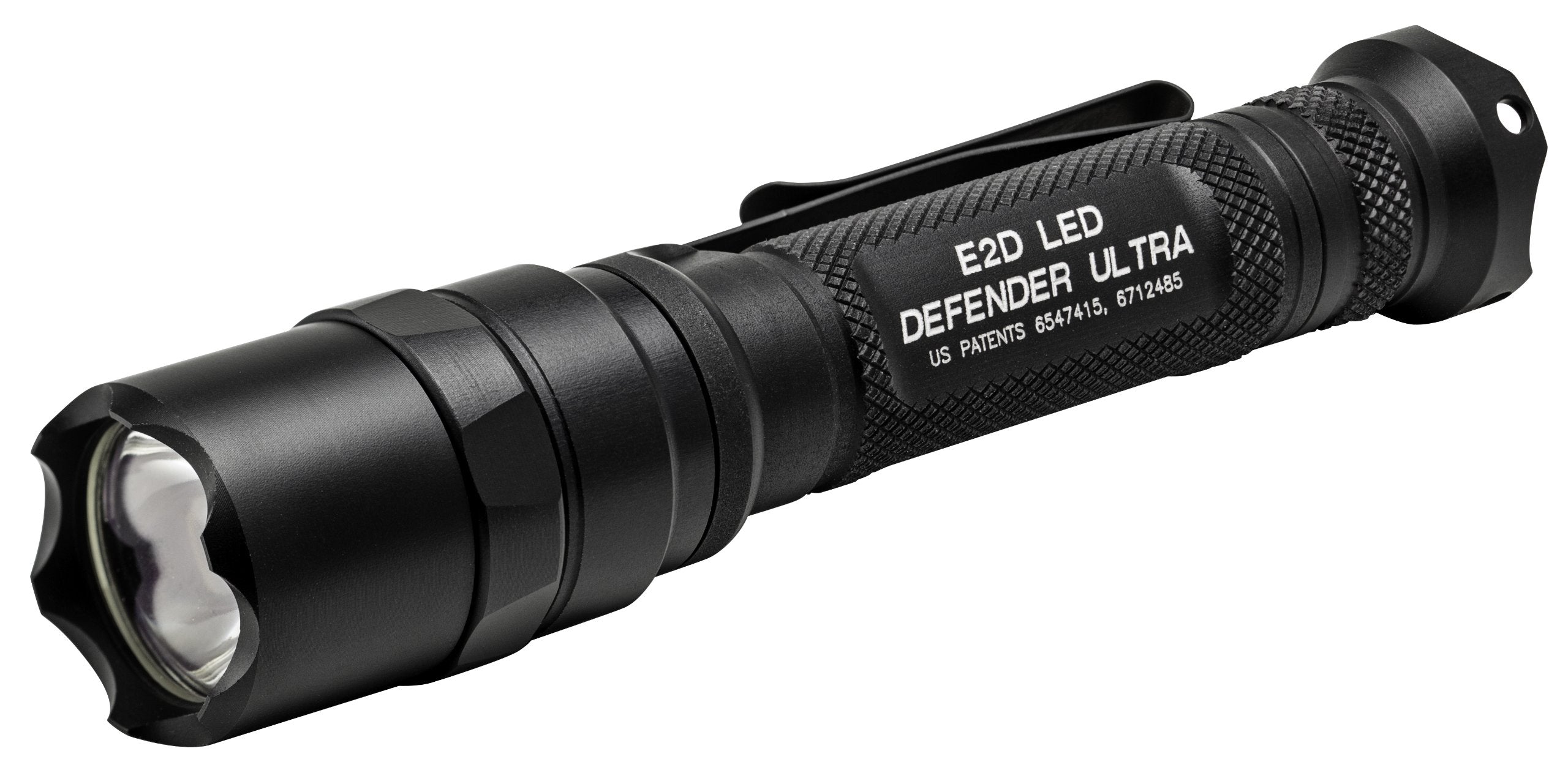 Surefire E2D Defender Ultra Dual-Output Flashlight With Dual-Output Tailcap Click Switch, Black