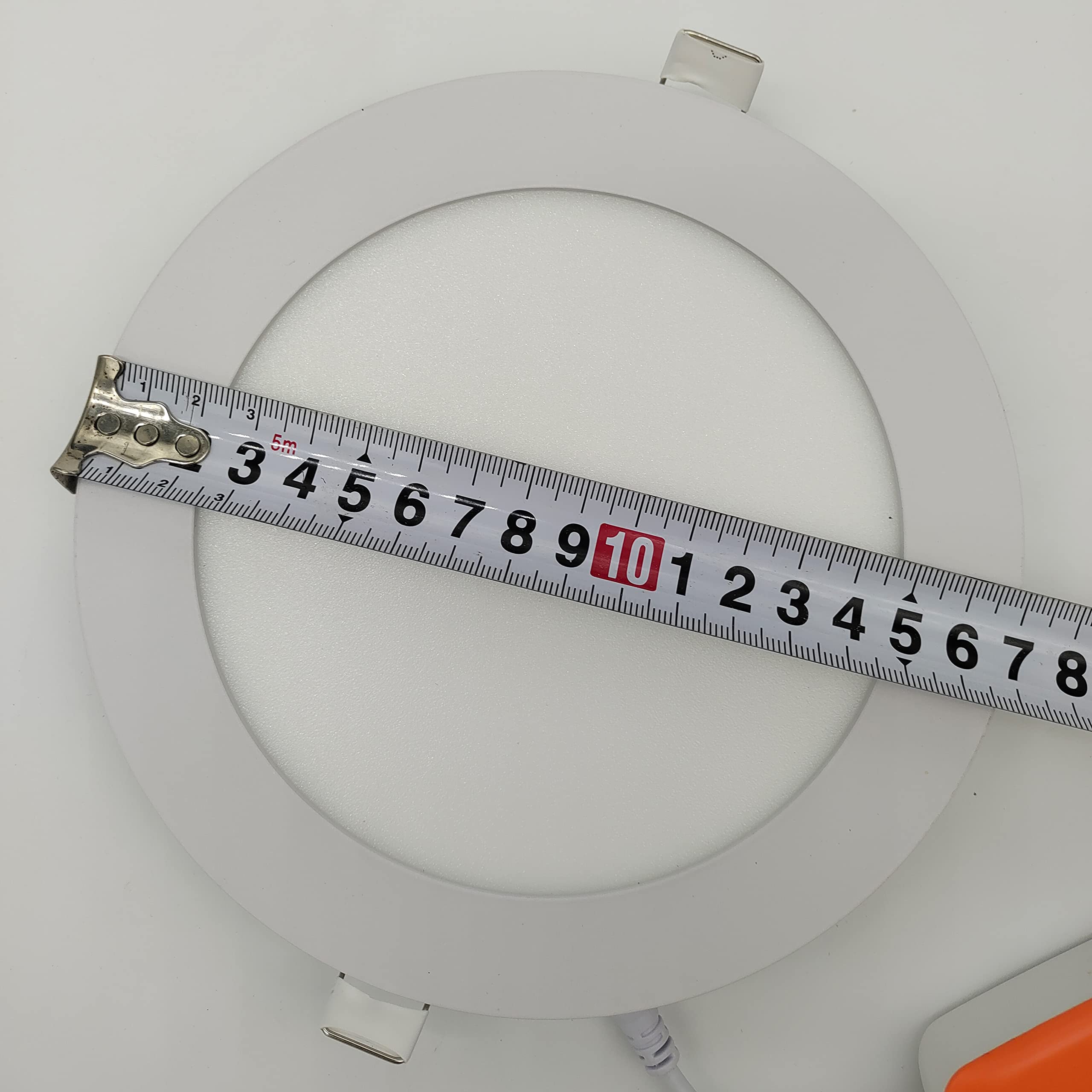 Hminled 6 Inch 12Watt Ultra-Thin Round Led Recessed Panel Light Lamp With Driver  100 Watt Incandescent Equivalent  6000K~6500K Cool White  Home  Office  Commercial Lighting Pack Of 10