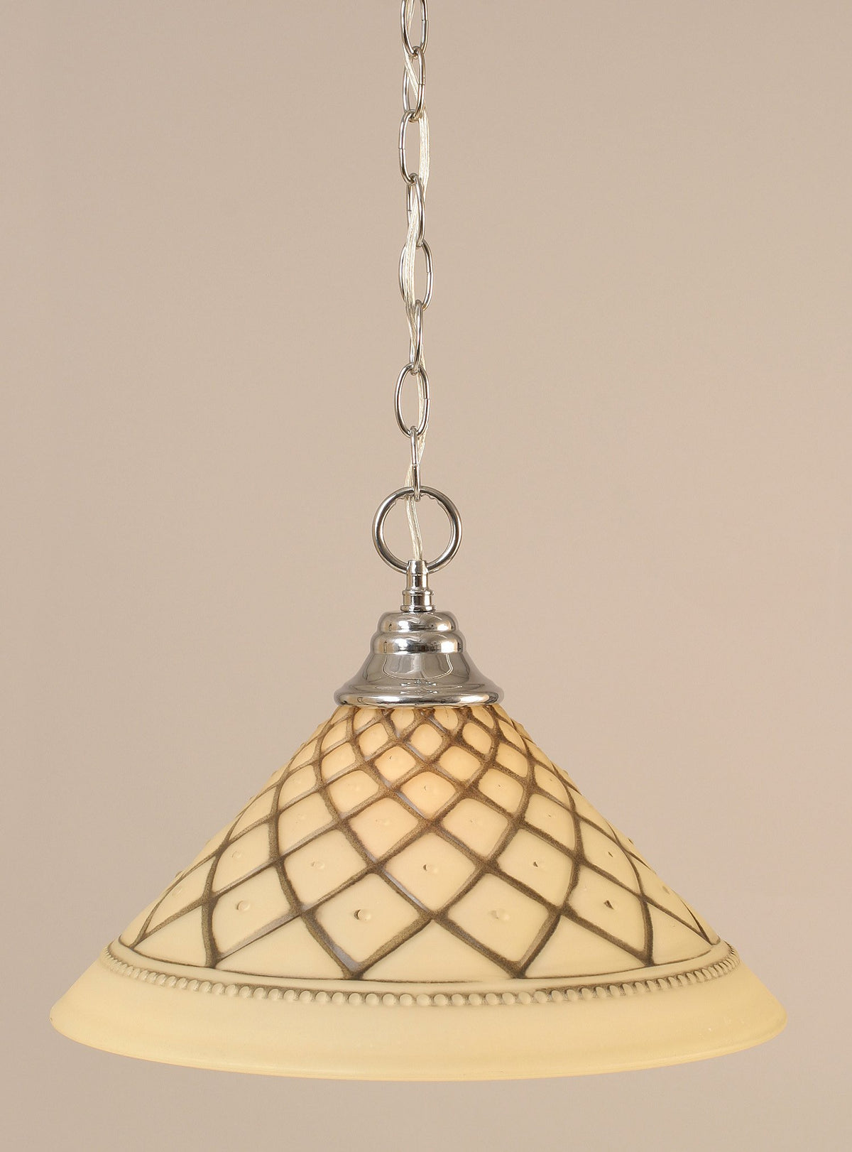 Toltec Lighting 1 Light Pendant In Chrome (10-Ch-718)