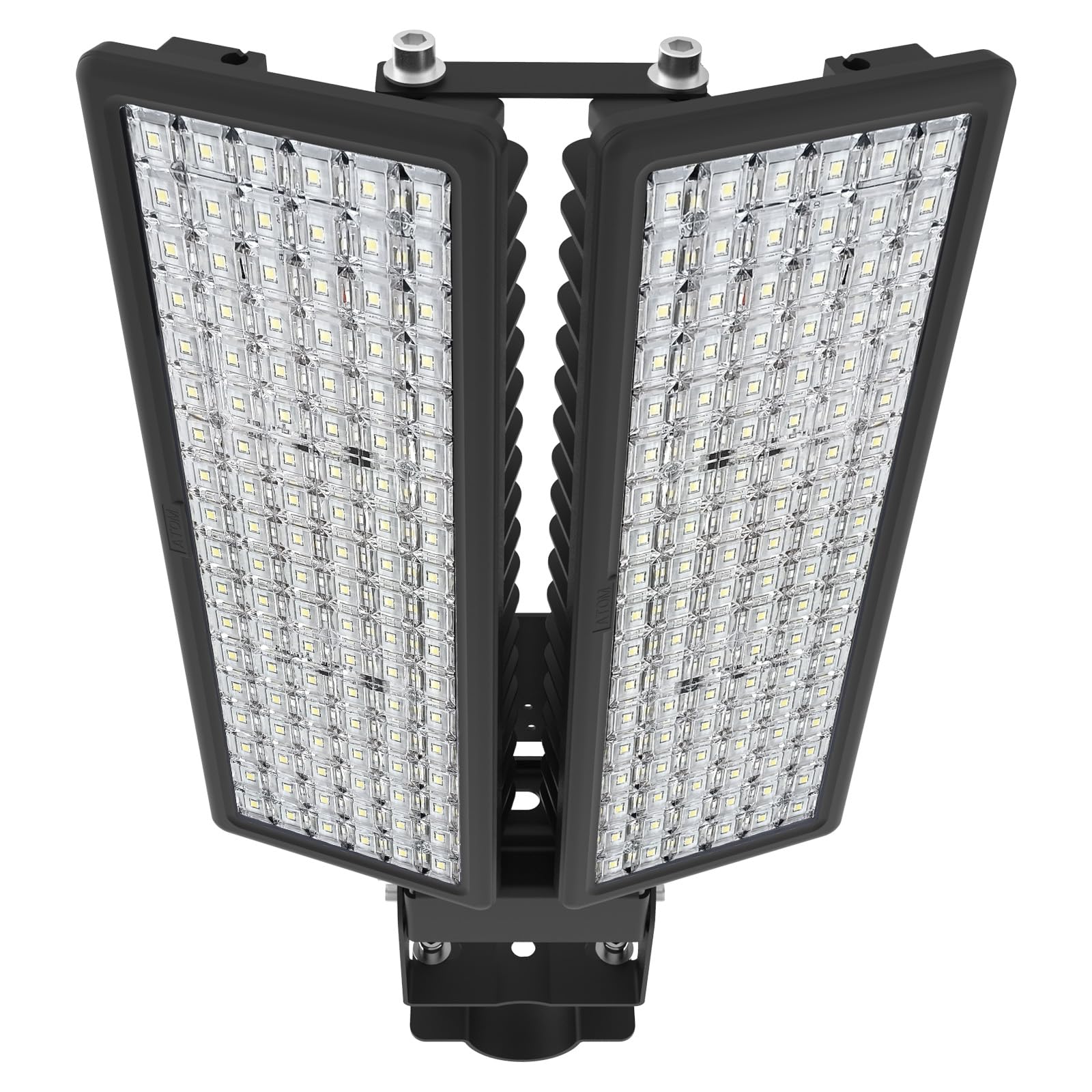 HOPEDAMAI 100W 2Pack LED Flood Light Outdoor, 28000LM Stadium Lights Outdoor LED, 6500K Parking Lot Light IP67 Waterproof Street