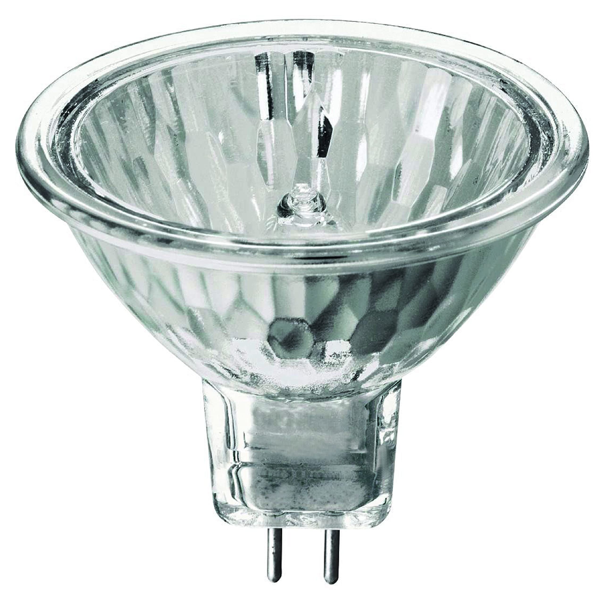 KOR MR11 6V Halogen Reflector Light Bulb - Pack of 2, White, Fiber Optic
