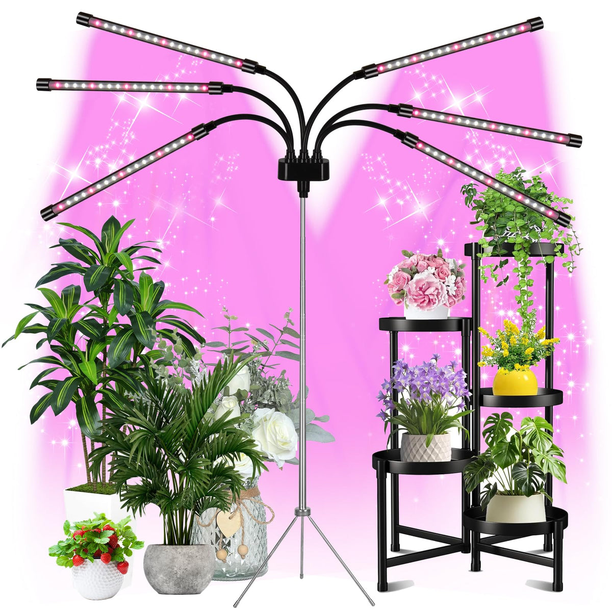 Mefflypee LED Grow Light Stand
