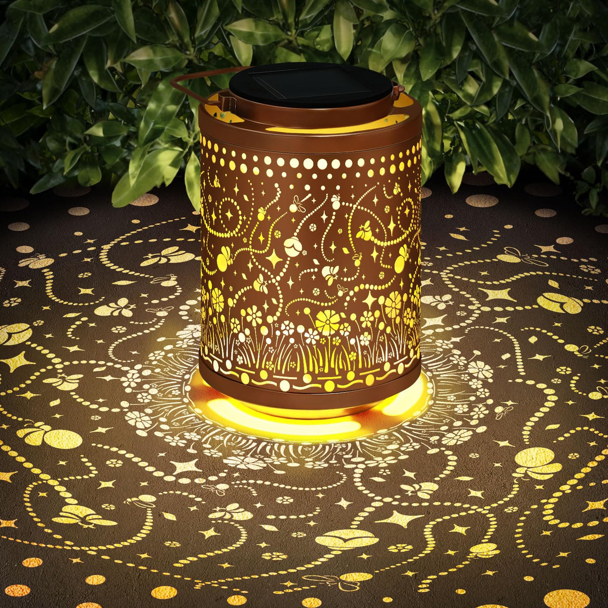 EEKEDO Solar Lanterns Outdoor Waterproof Hanging Lantern Lights EEKEDO Solar Lanterns Outdoor Waterproof Hanging Lantern Lights