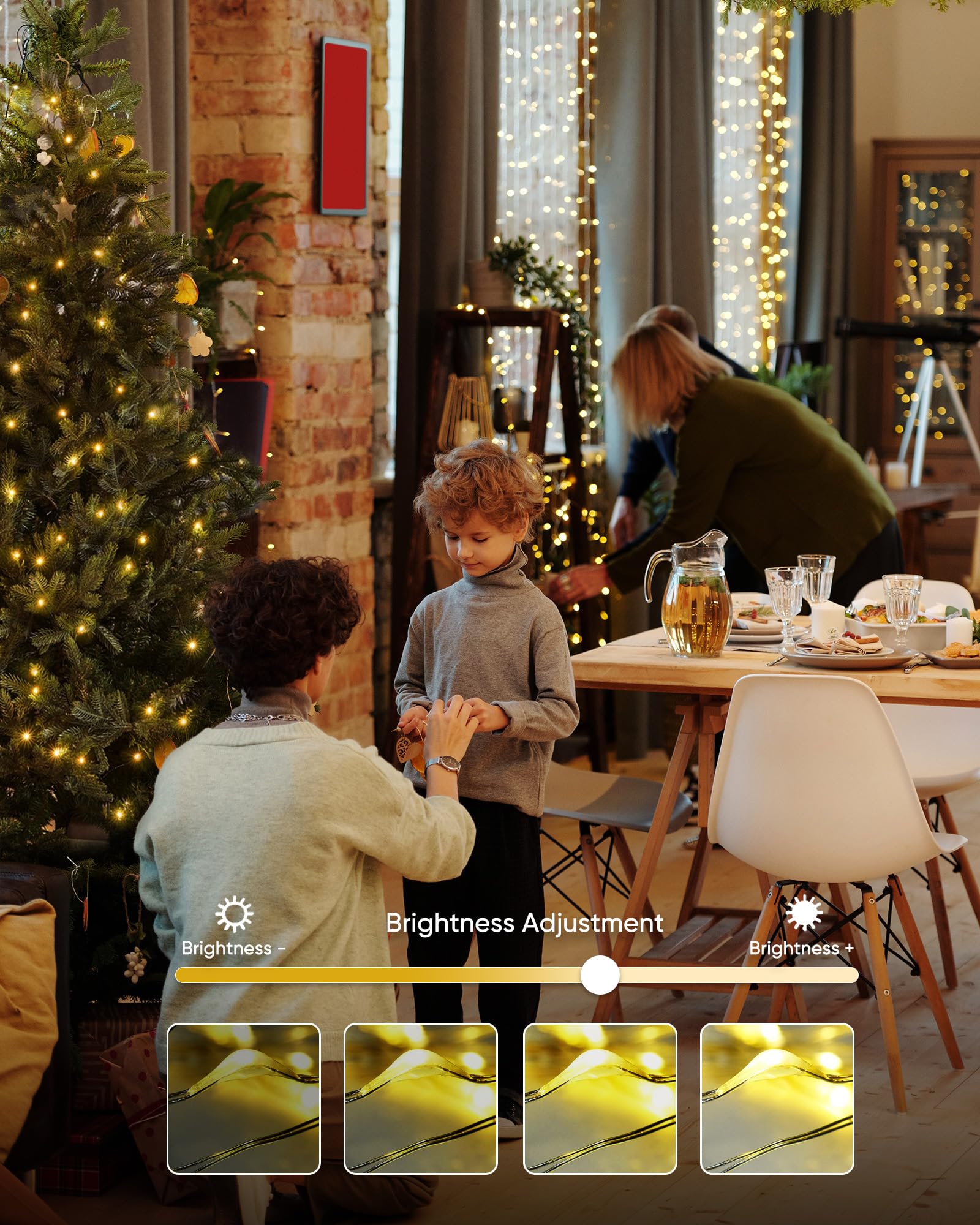 Homemory Fairy Lights 20 FT 60 LED Warm White Battery Operated with Remote Waterproof 8 Modes Model HXD6MT4NBYK