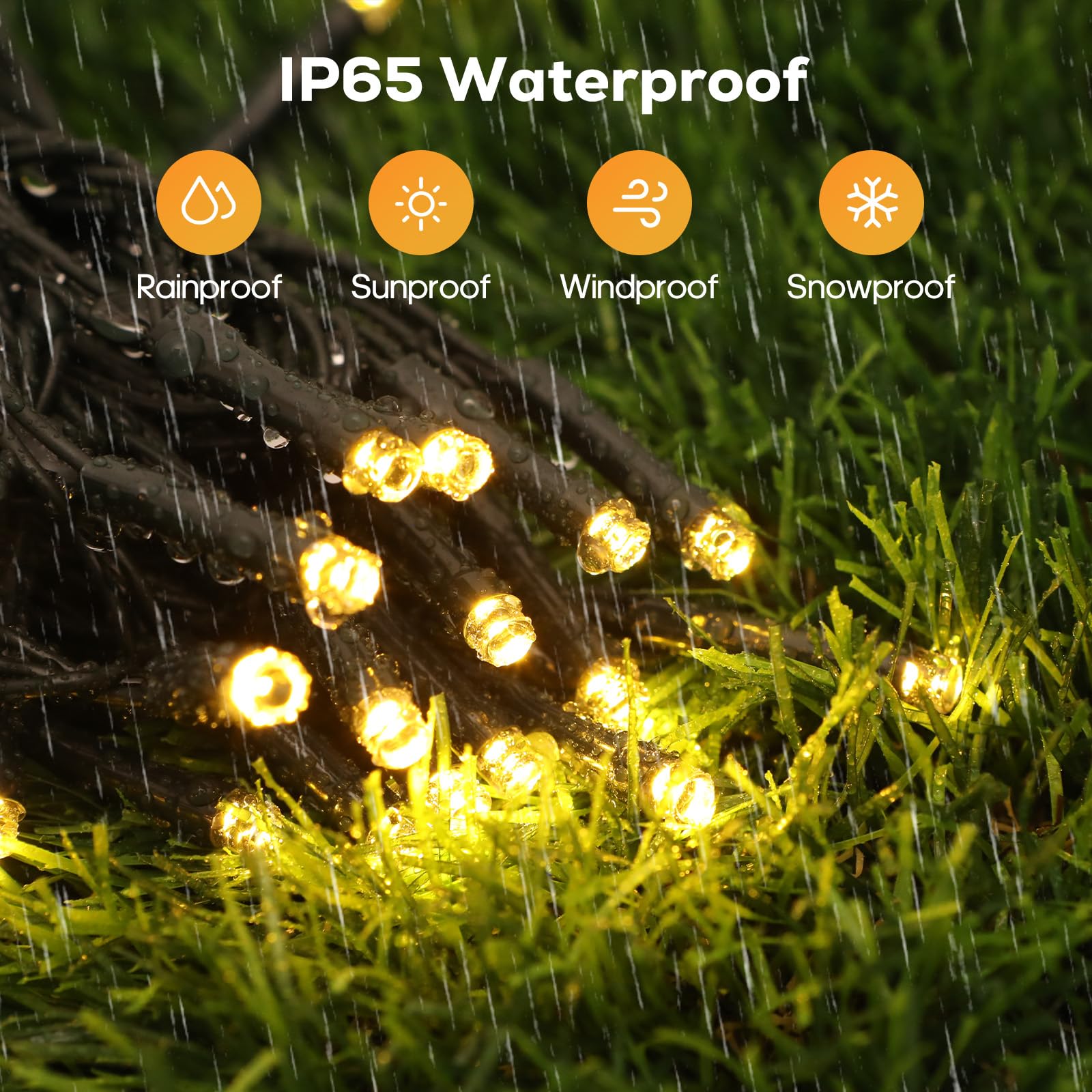 Soiarllt 2 Pack Solar String Lights Outdoor - Total 92Ft 240 Led Solar Christmas Lights Outdoor Waterproof With 8 Lighting Modes