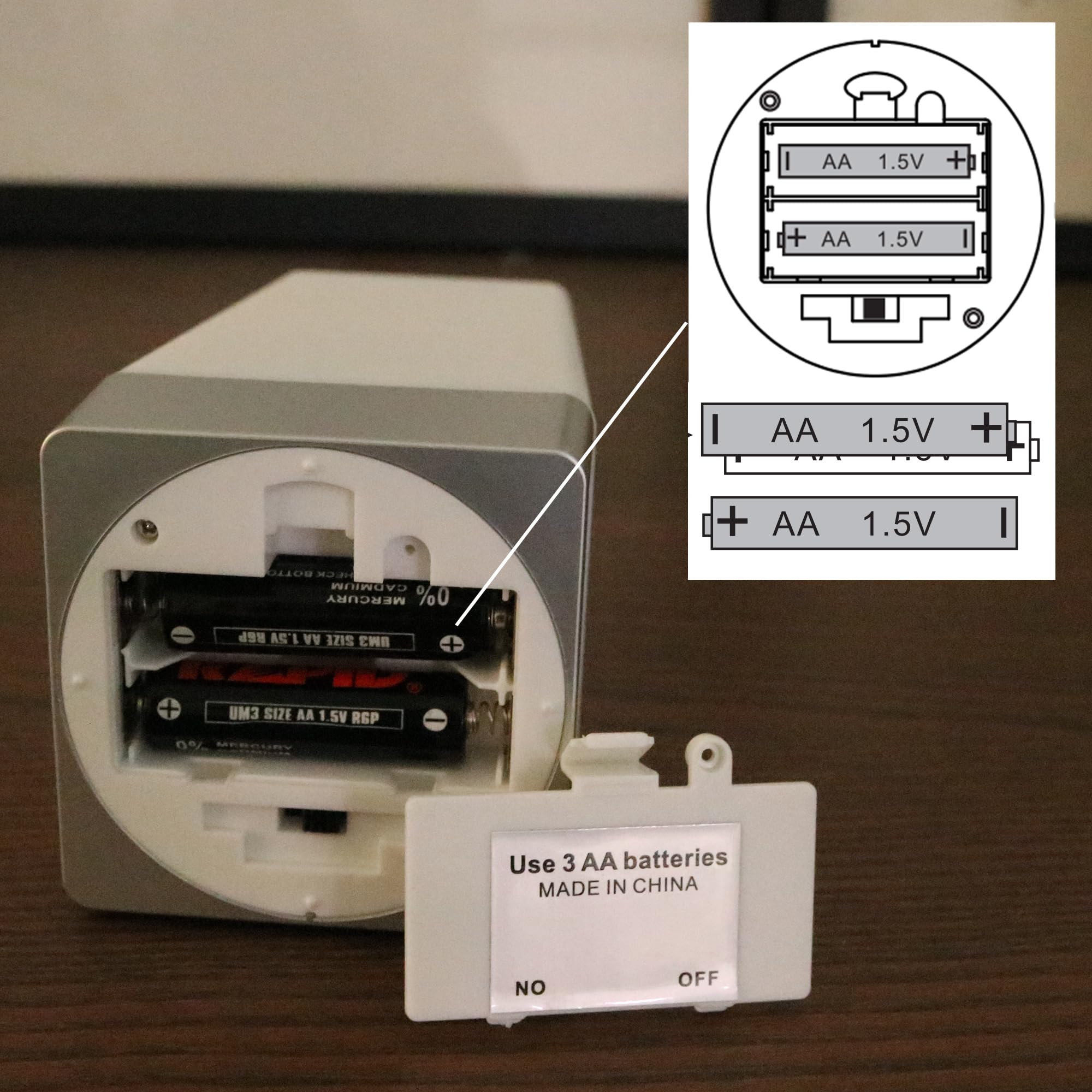 Wralwayslx Led Square Night Light With Remote Control,Color Changing Table Lamp Battery Operated Lamp For Kids Room, Bedroom,Kit