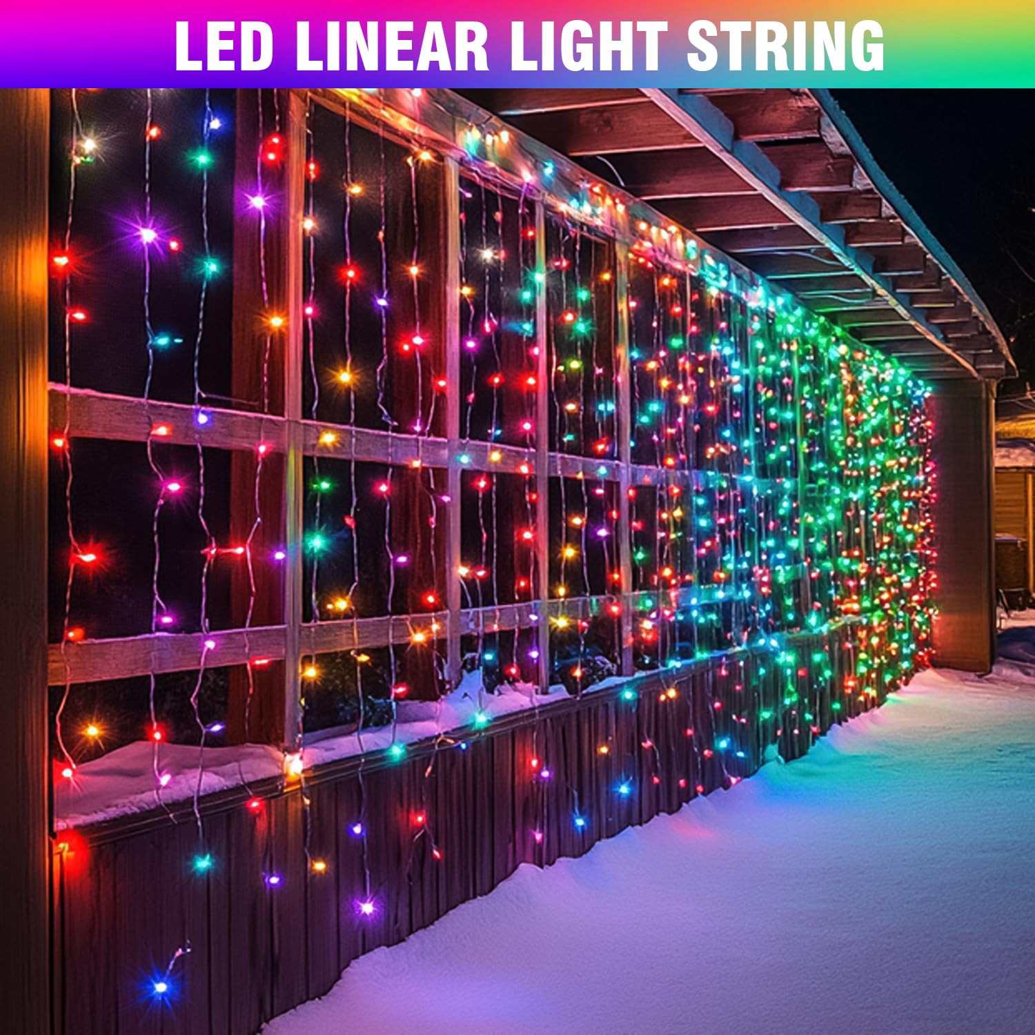 Wastroyal 70Ft Multicolor String Lights  210 Led Seasonal Fairy Lights Waterproof With 8 Modes  Indoor Outdoor Decorative Lighting For Christmas Tree  Parties  Wedding  Patio  Garden
