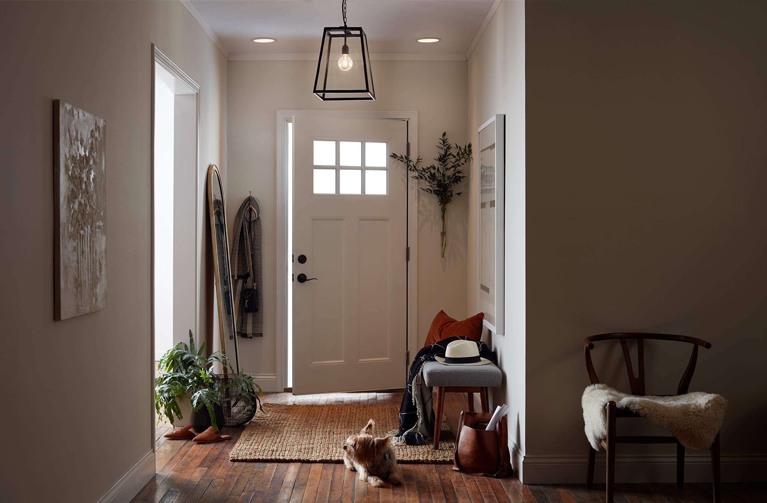 GE Relax LED Floodlight Bulb, 13W (85W Equivalent), Dimmable Soft White BR40, Medium Base, Indoor - 1 Pack