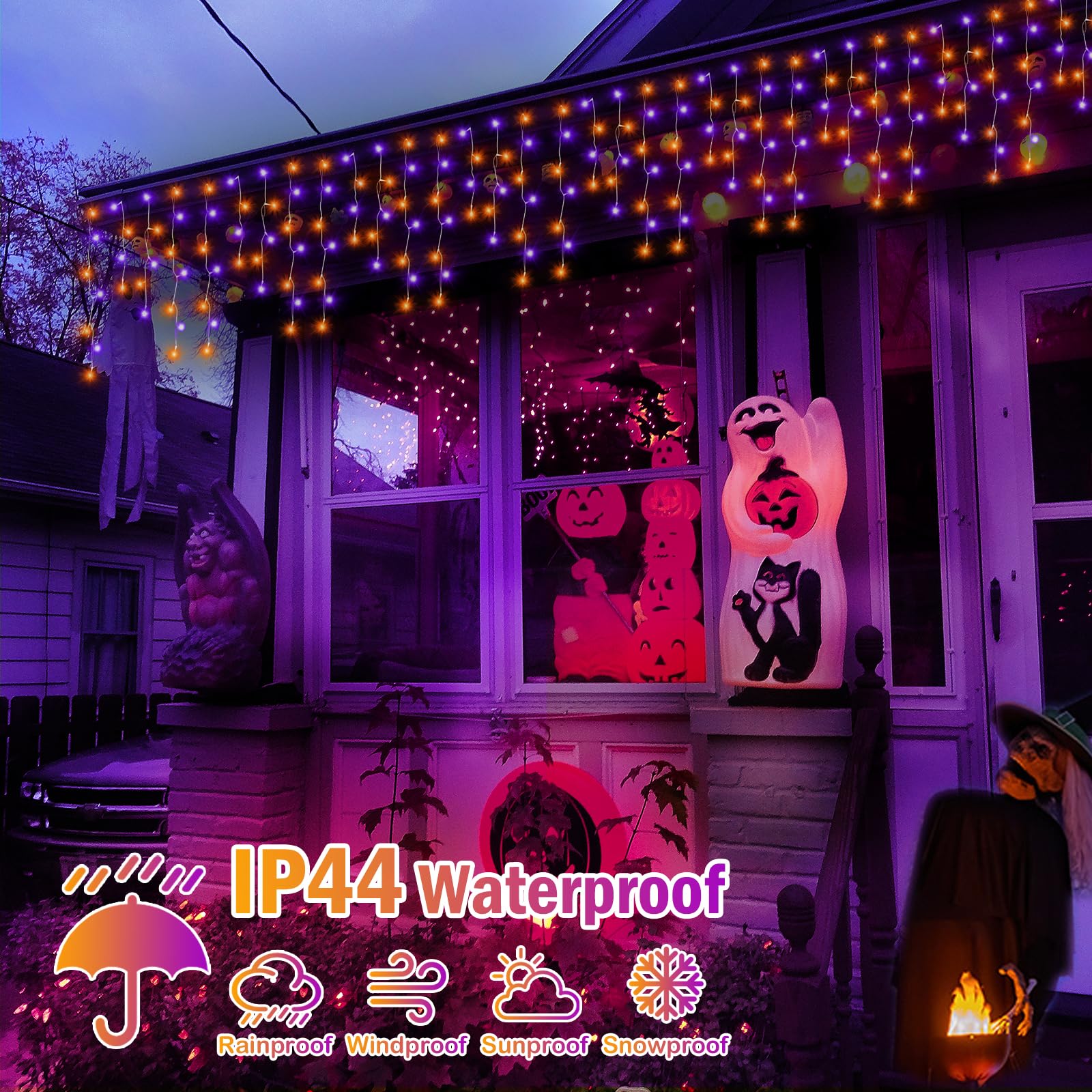 Outdoor 49Ft 450Led Fairy String Lights With 8 Modes Timer For Indoor/Outdoor Use - Perfect For House, Garden, Party & Holiday D