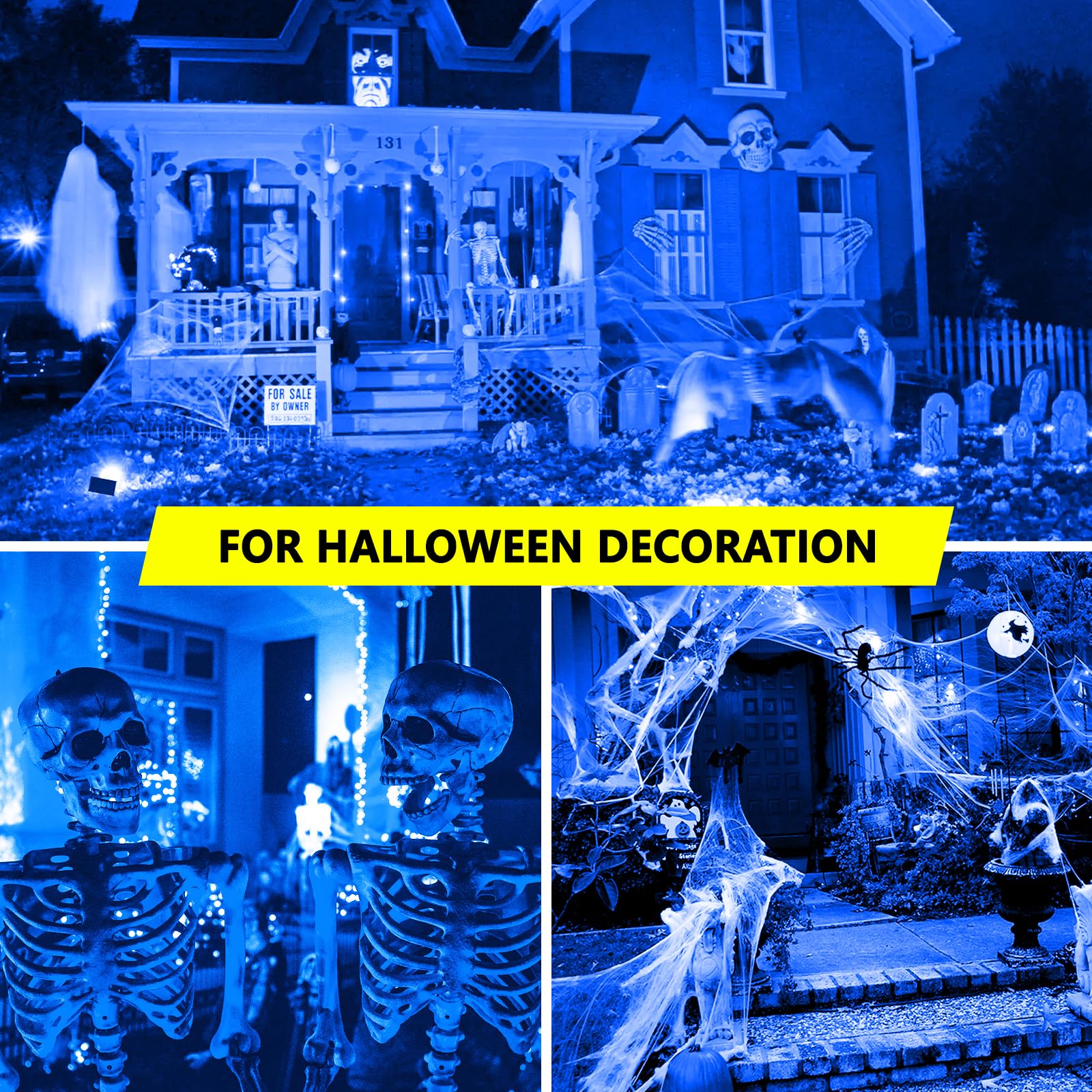Wiyifada 8 Pack A19 Led Blue Light Bulbs 120V E26 Christmas Blue Led Lights 9W Replace Up To 100W Dimmable Colored Light Bulbs For Thanksgiving Day  Home Lighting  Party Decoration  Holiday Lighting