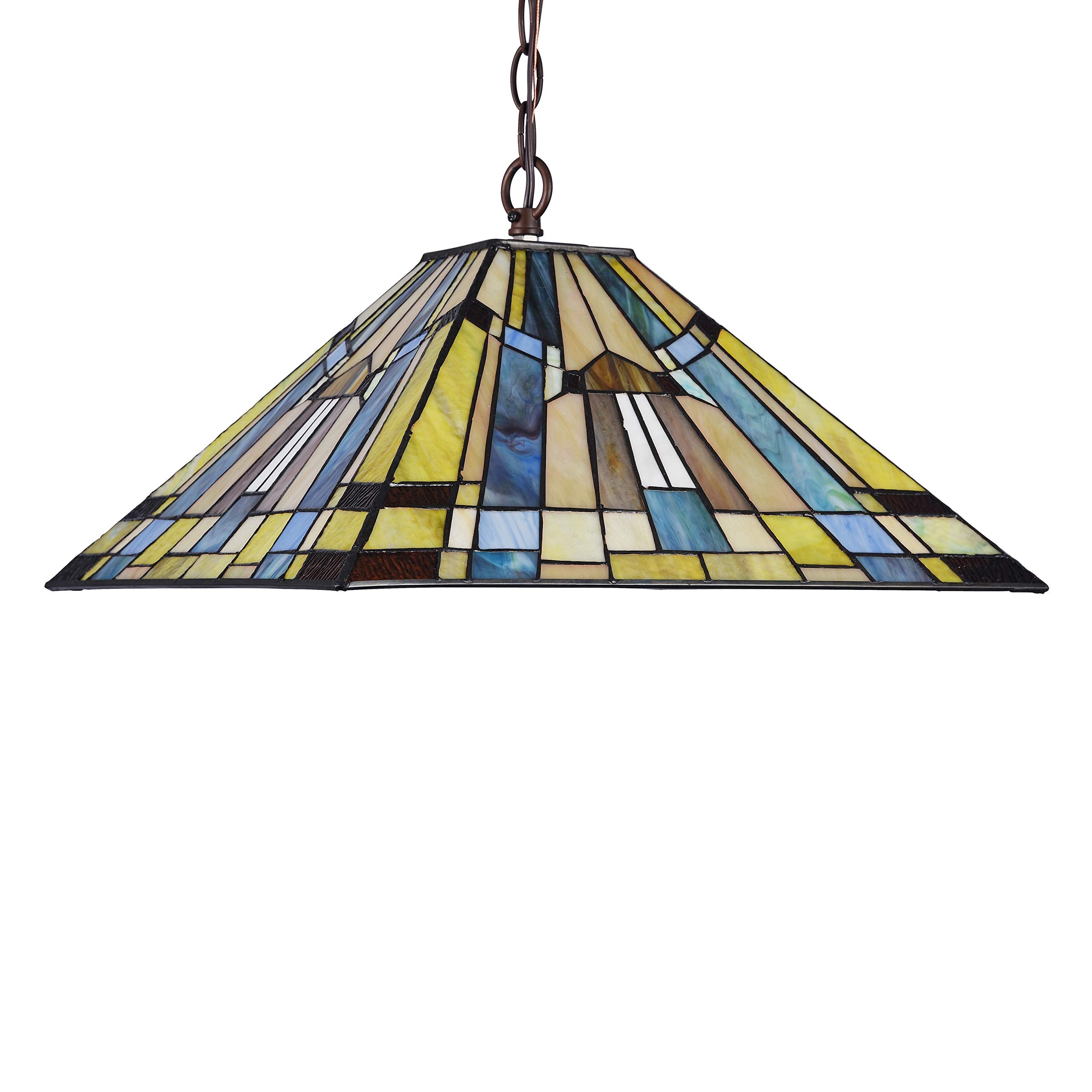 Chloe Lighting Pendant Light, Model CH33293MS16-DH2, Multi-Colored Design
