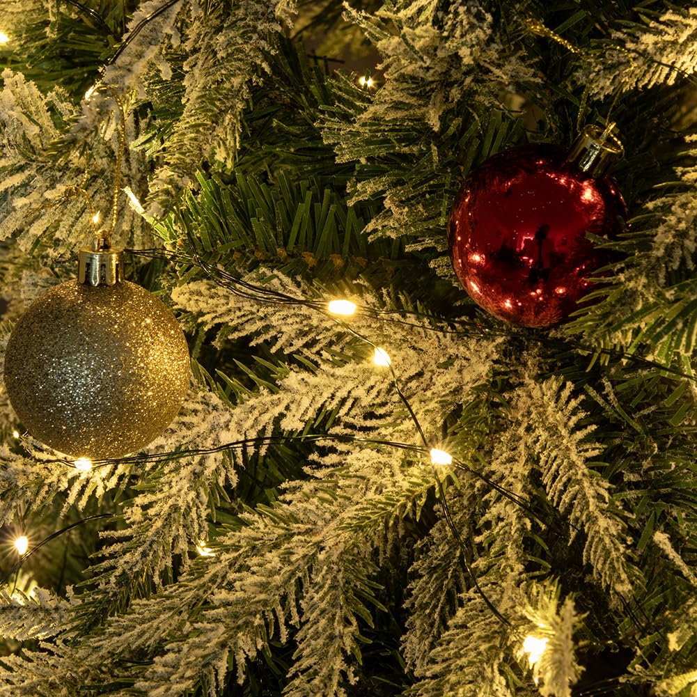 Zeluxdot Fairy Lights Plug In,660Ft 2000 Leds Waterproof String Lights,Green Copper Wire,Led Lights Stirp With Remote 8Modes For Indoor Outdoor Christmas Wedding Birthday Patio Garden Decor,Warm White