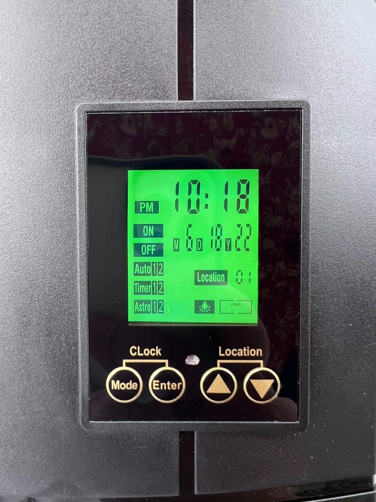 Wohenhao 120W Toroidal Core Landscape Lighting Transformer - Dusk-to-Dawn Timer, Black, Model 840