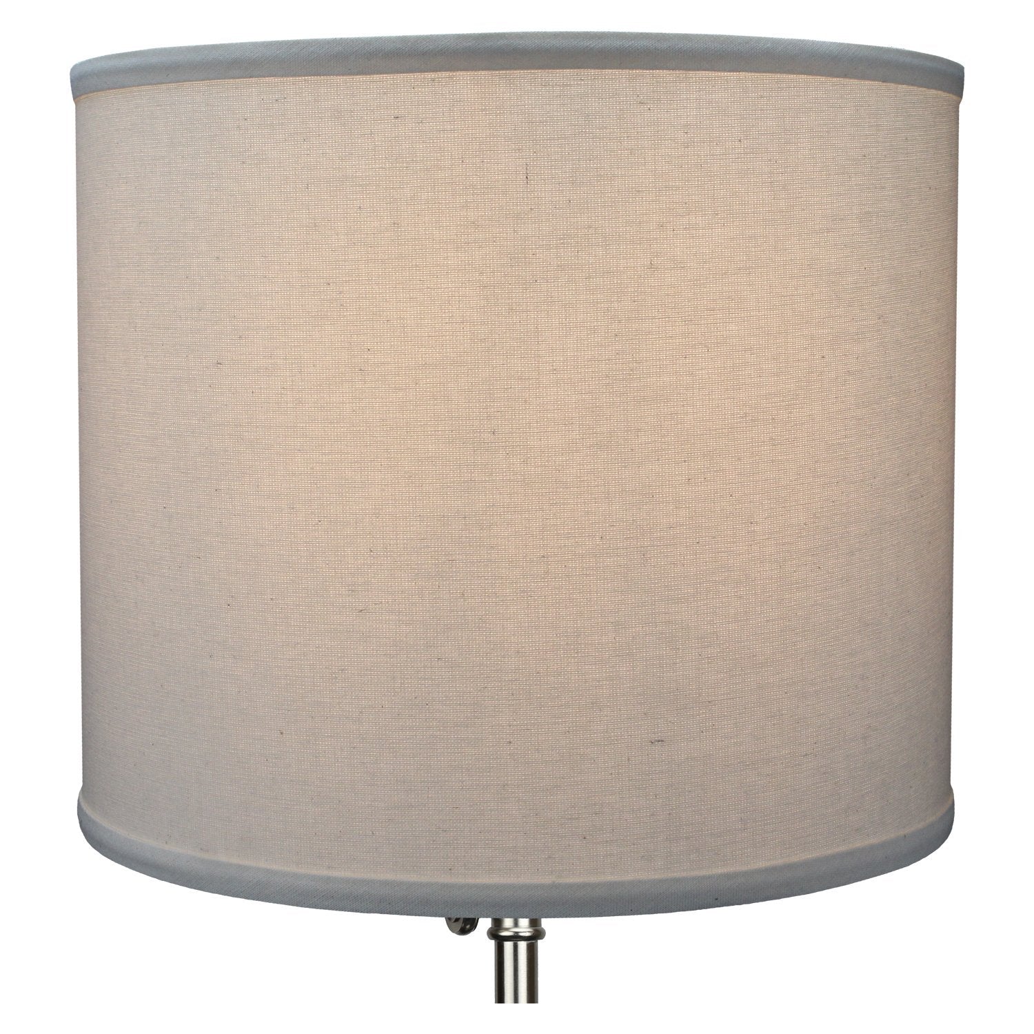 Fenchelshades.Com 14&quot; Top Diameter X 14&quot; Bottom Diameter 12&quot; Height Cylinder Drum Lampshade Usa Made (Linen Beige Homespun)