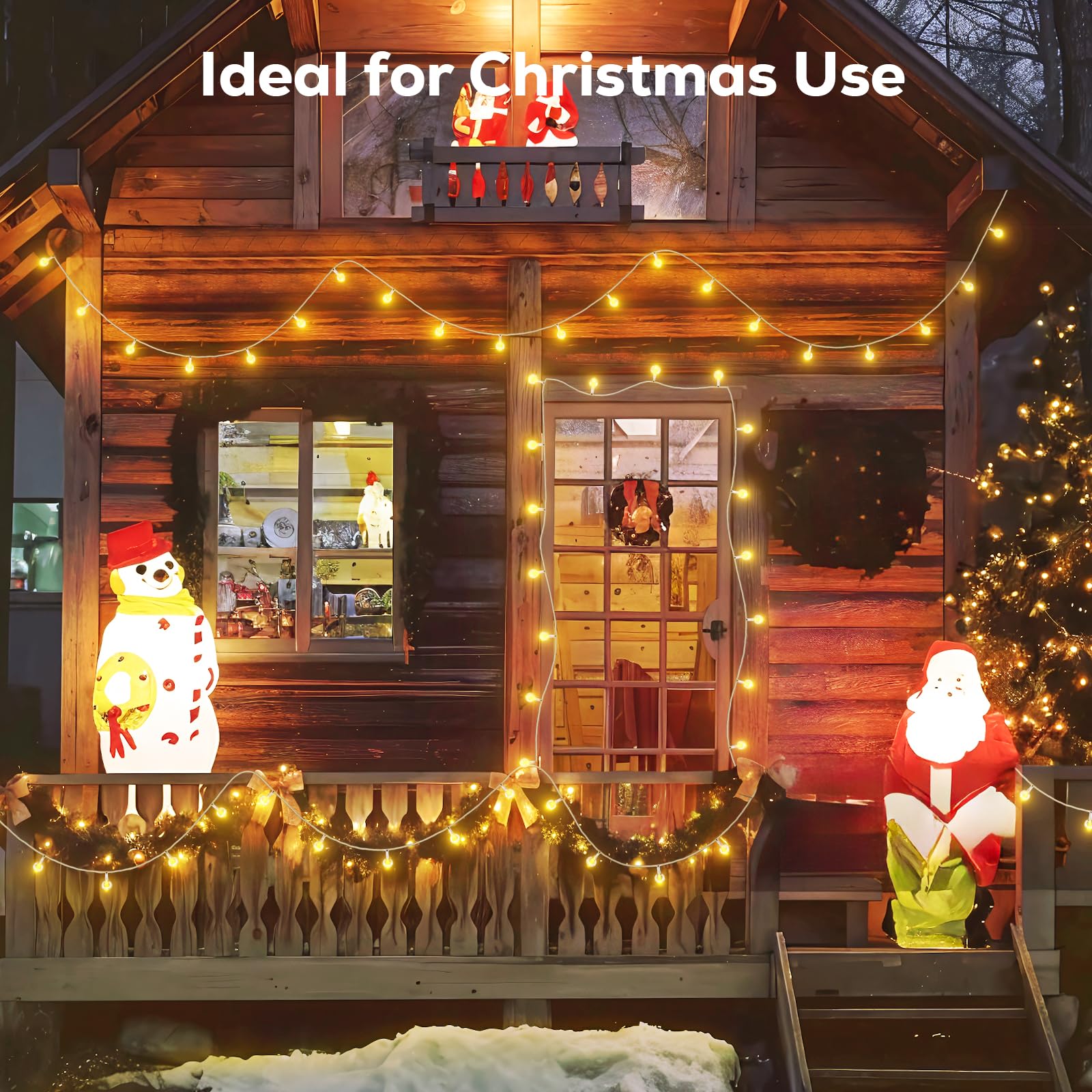 Goodea.Fun Solar String Lights, 56Ft 100Led Solar Christmas Light Outdoor With Remote, Ip65 Waterproof, Solar Crystal Globe Patio Lights, 8 Light Modes, Timing, Christmas Decorations For Garden Yard