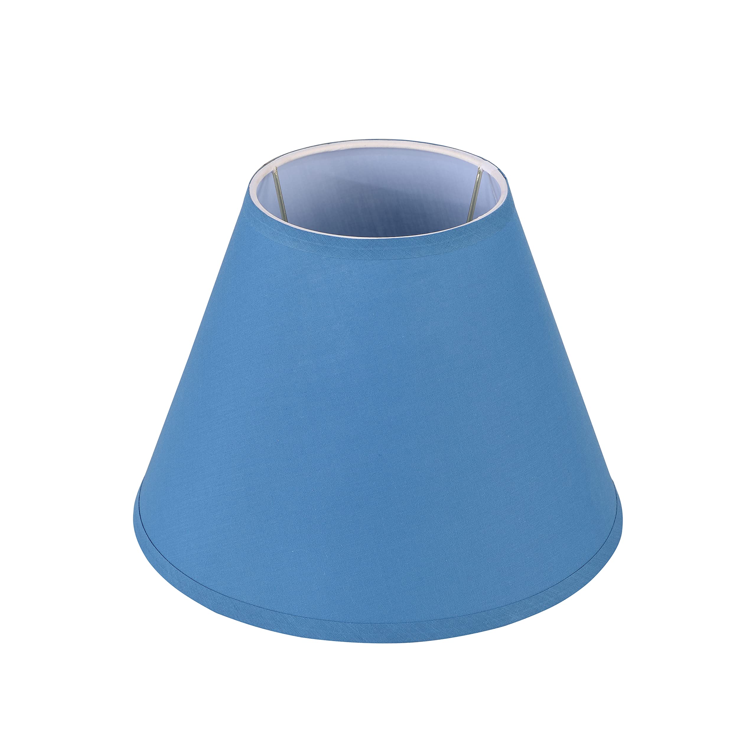 Aspen Creative 58882 Transitional Empire Shape Uno Construction Lamp Shade, Eggshell, 6'' Top X 12'' Bottom X 9'' Slant Height