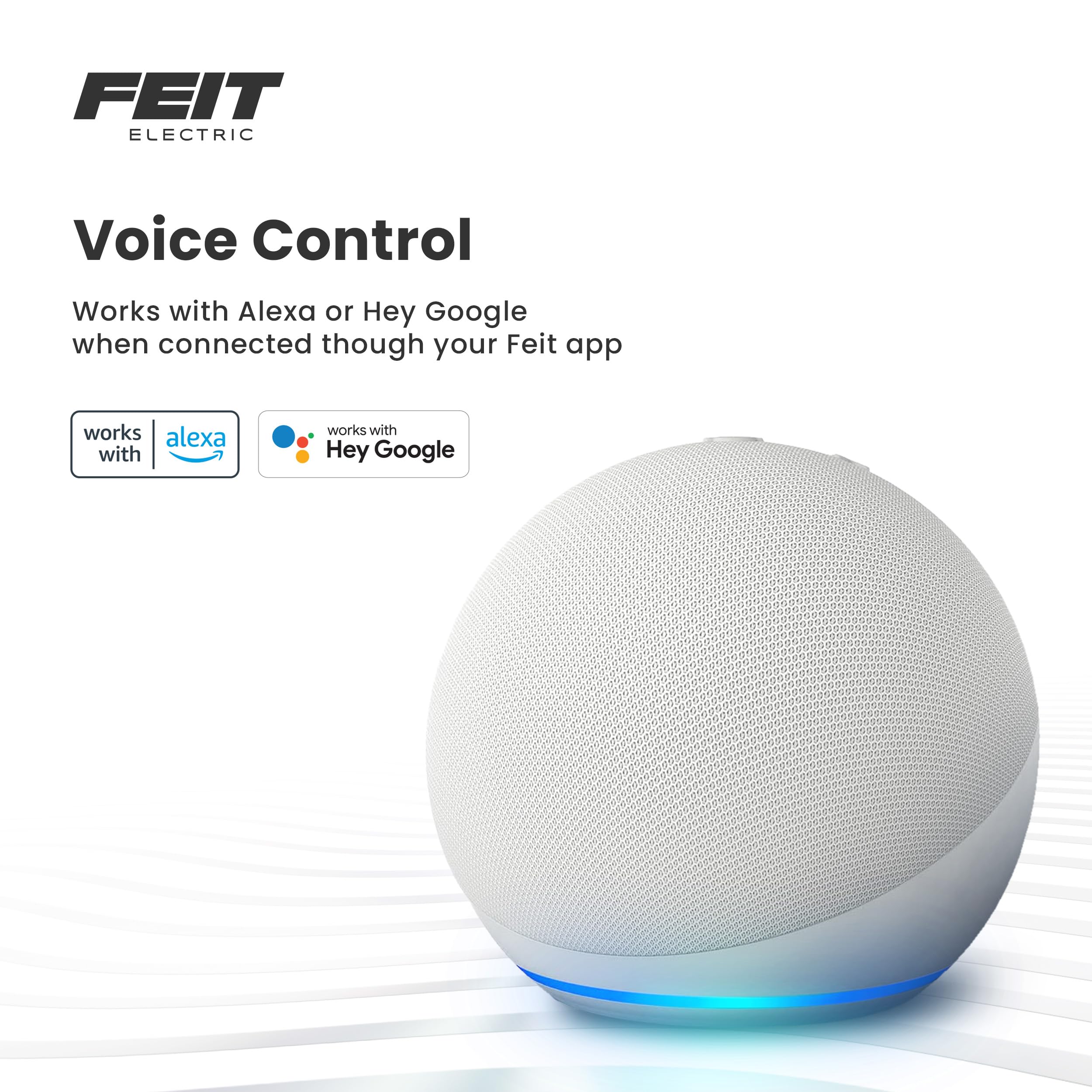 Feit Electric A19 Smart Led Light Bulb, 60W Equivalent, Tunable White, Alexa & Google Home Compatible, 2.4 Ghz Wi-Fi, 90+ Cri, N