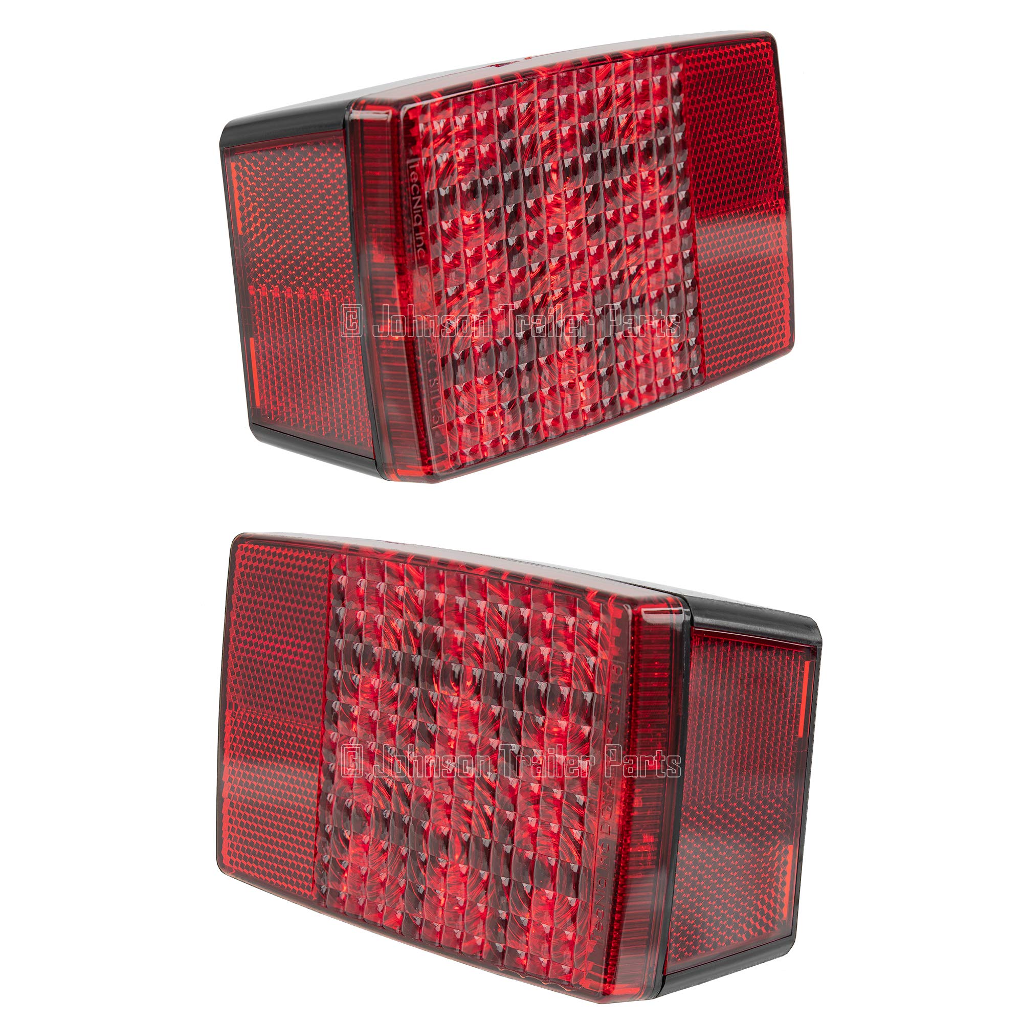 Submersible Led Tail Light Kit | 6&quot; Multifuction Box Led Trailer Lights | Includes Electrical Connectors And Mounting Hardware