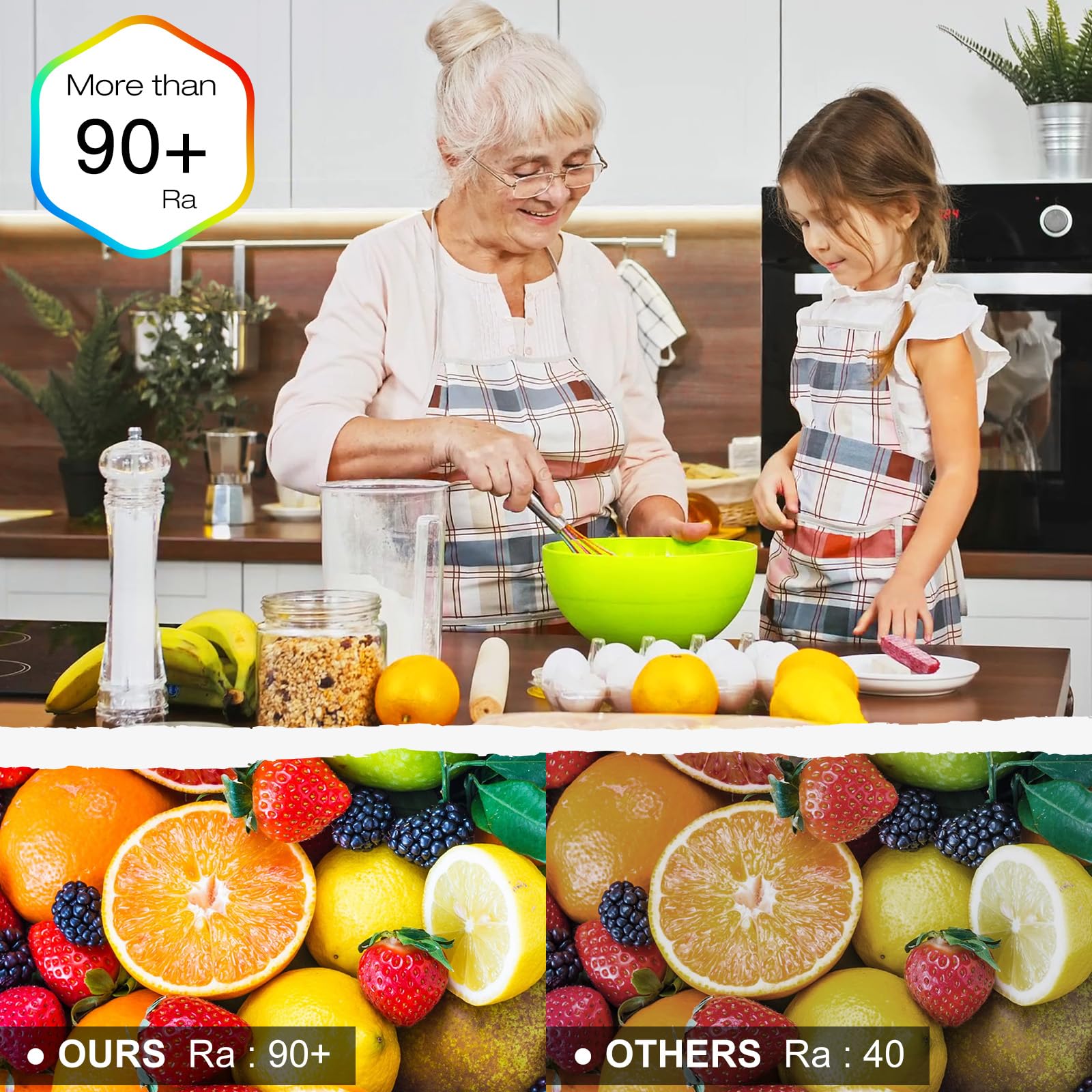 EMITEVER COB LED Strip Lights, 4000K, 32.8ft, DC 24V, Ra 90+, Model E2024V-XX3-XX30-U,