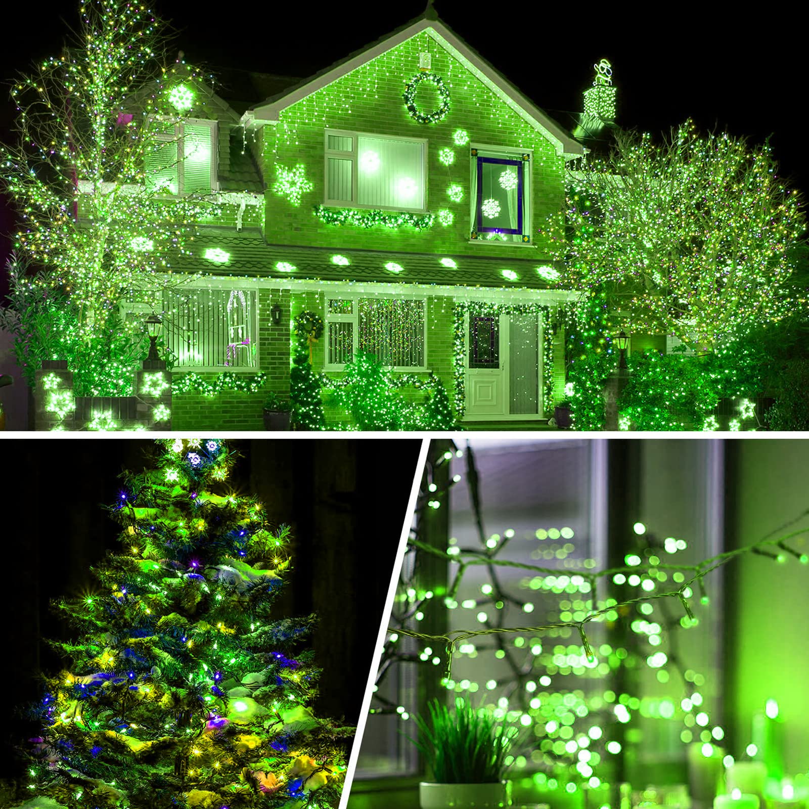 Koxly String Lights, 2 Pack Battery Operated String Lights With Remote Timer Waterproof 8 Modes String Lights For Bedroom,Garden