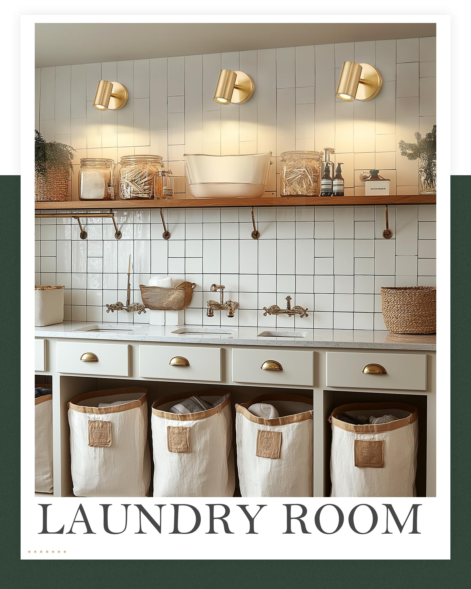 Cargifak Gold Wall Sconce  Modern Wall Light Fixture  Led Track Lighting With Gu10 Bulb For Bedroom Entryway Bathroom Kitchen Cksl4830-1W-Bb-B