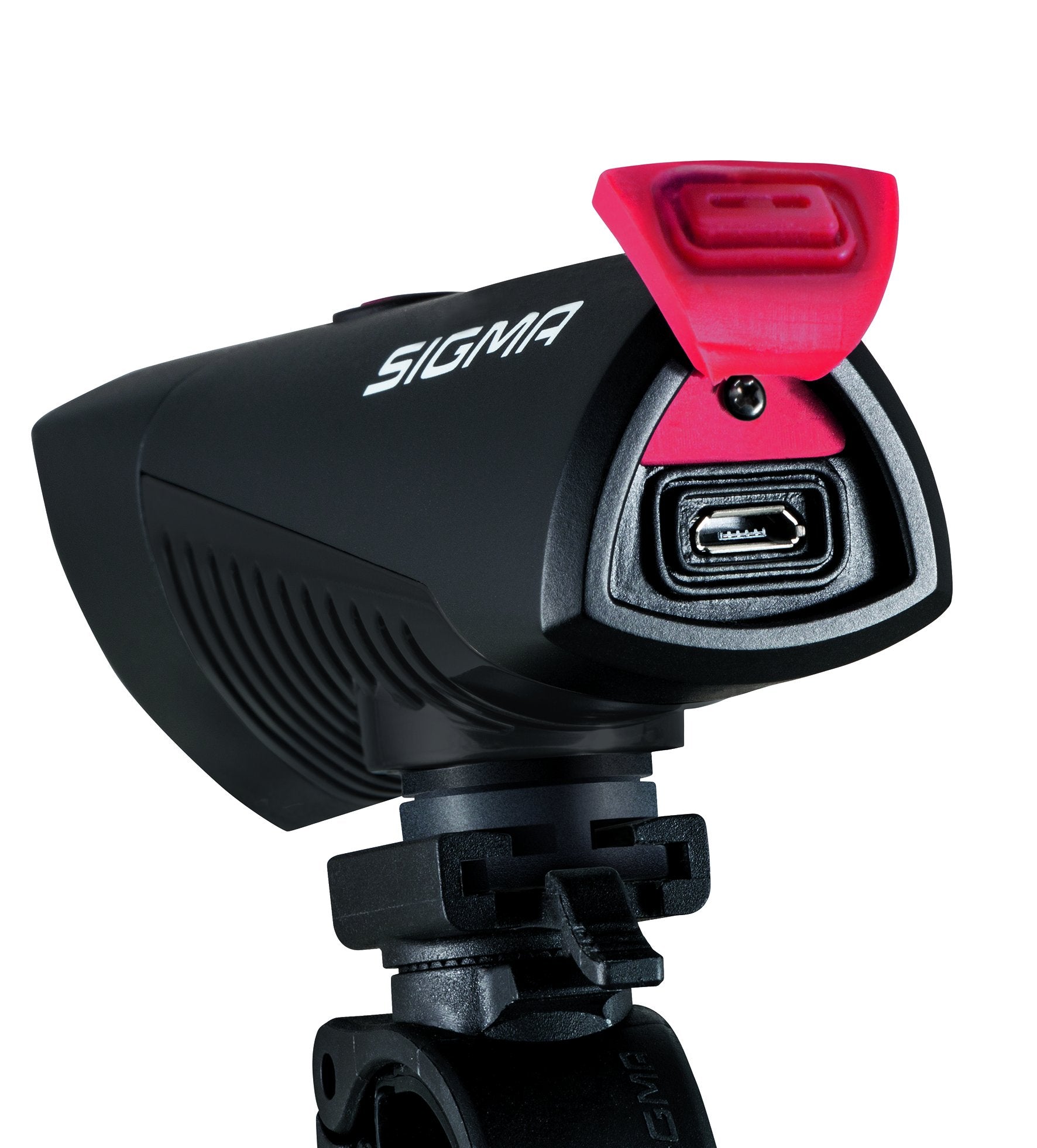 Sigma Buster 700 Front Light, 700 Lumen, 100m Beam Range, 4 Light Modes, Adjustable Bracket, Black, Model SG19700, One Size