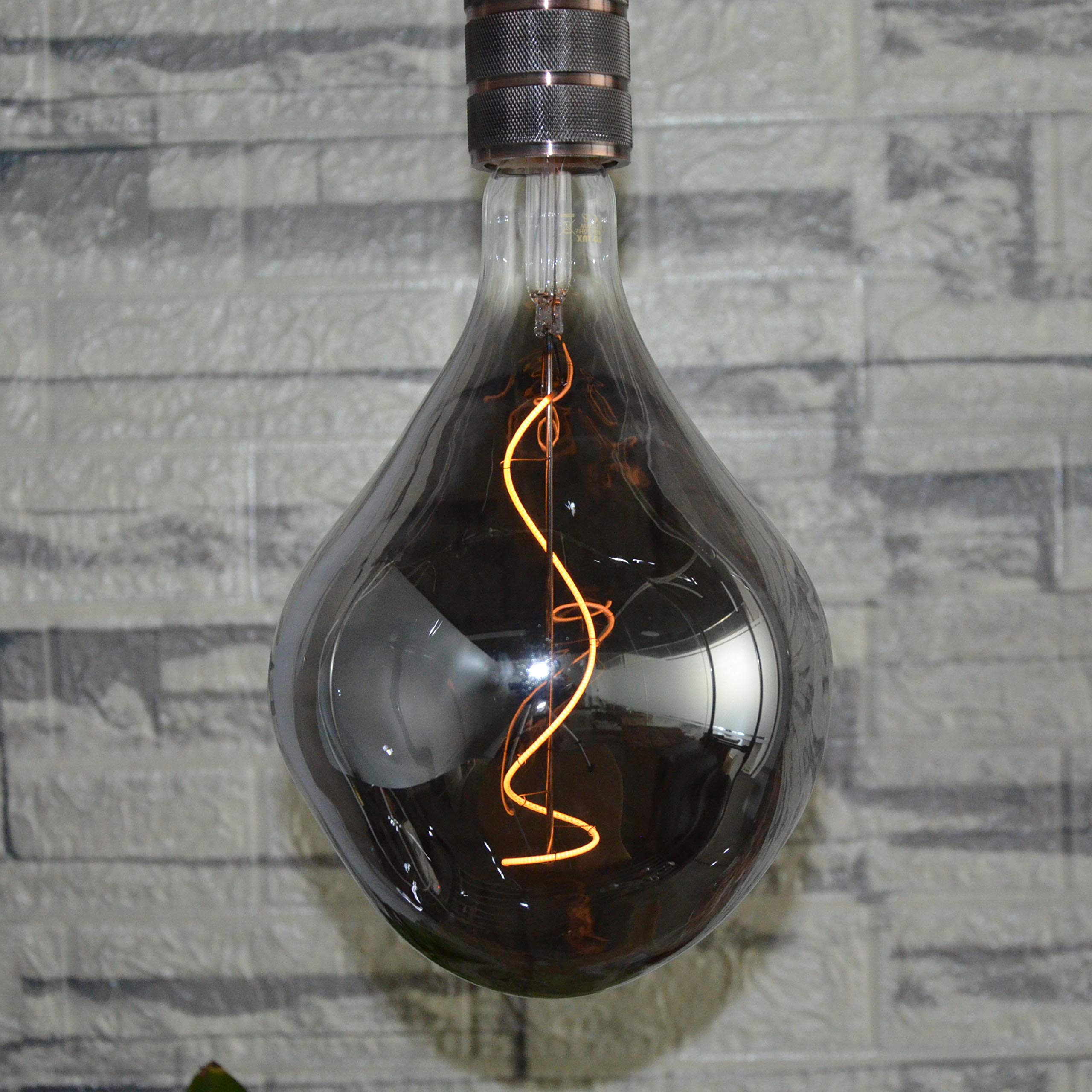 Sd Lux Oversized Vintage Led Light Bulbs 5W, Medium Base E26, Giant Edison Bulb Large Decorative Bulb, Huge Edison Light, Dimmab