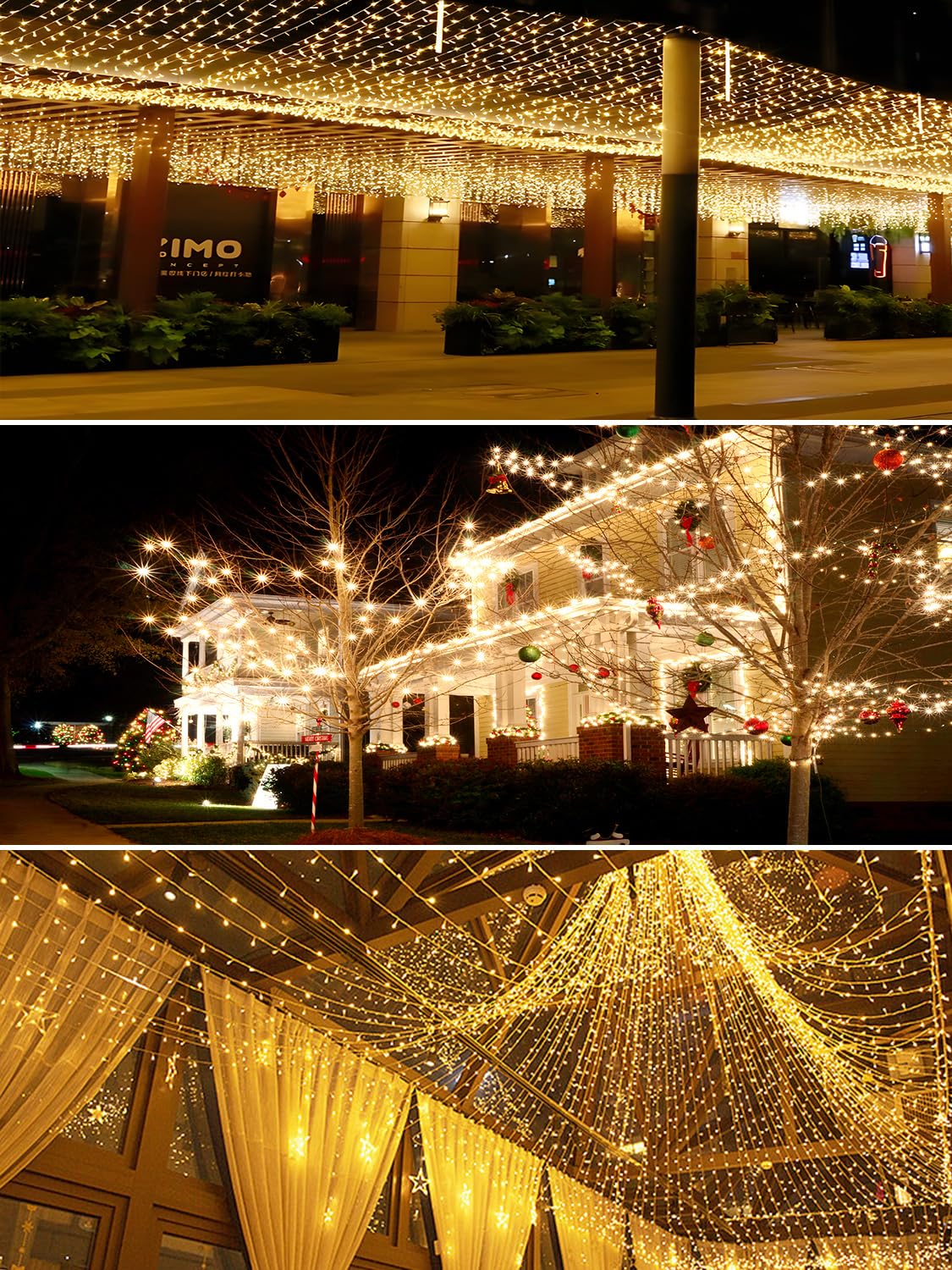 Lamyar Christmas Lights With 1000 Leds  328Ft Extra Long Plug In Fairy String Lights For Outdoor Tree And Indoor D?Or  8 Modes & Timer  Ip65 Waterproof Lights For Yard Garden Decor (Warm White)