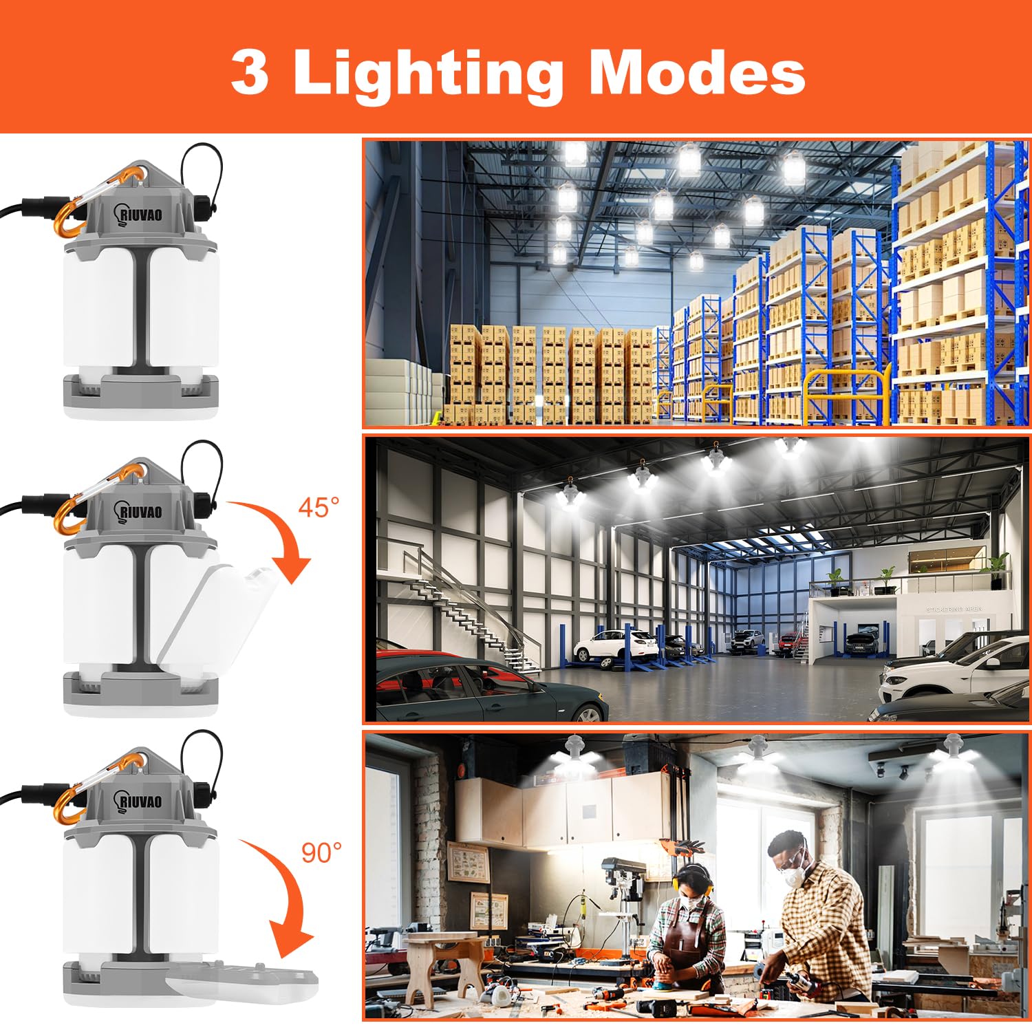 70W Led Temporary Work Light 10500Lm 5000K Super Bright Construction Lights 4 Adjustable Light Panels Led Work Light Ip67 Dust Waterproof With Hook Portable Linkable For Job Site Garage Lighting