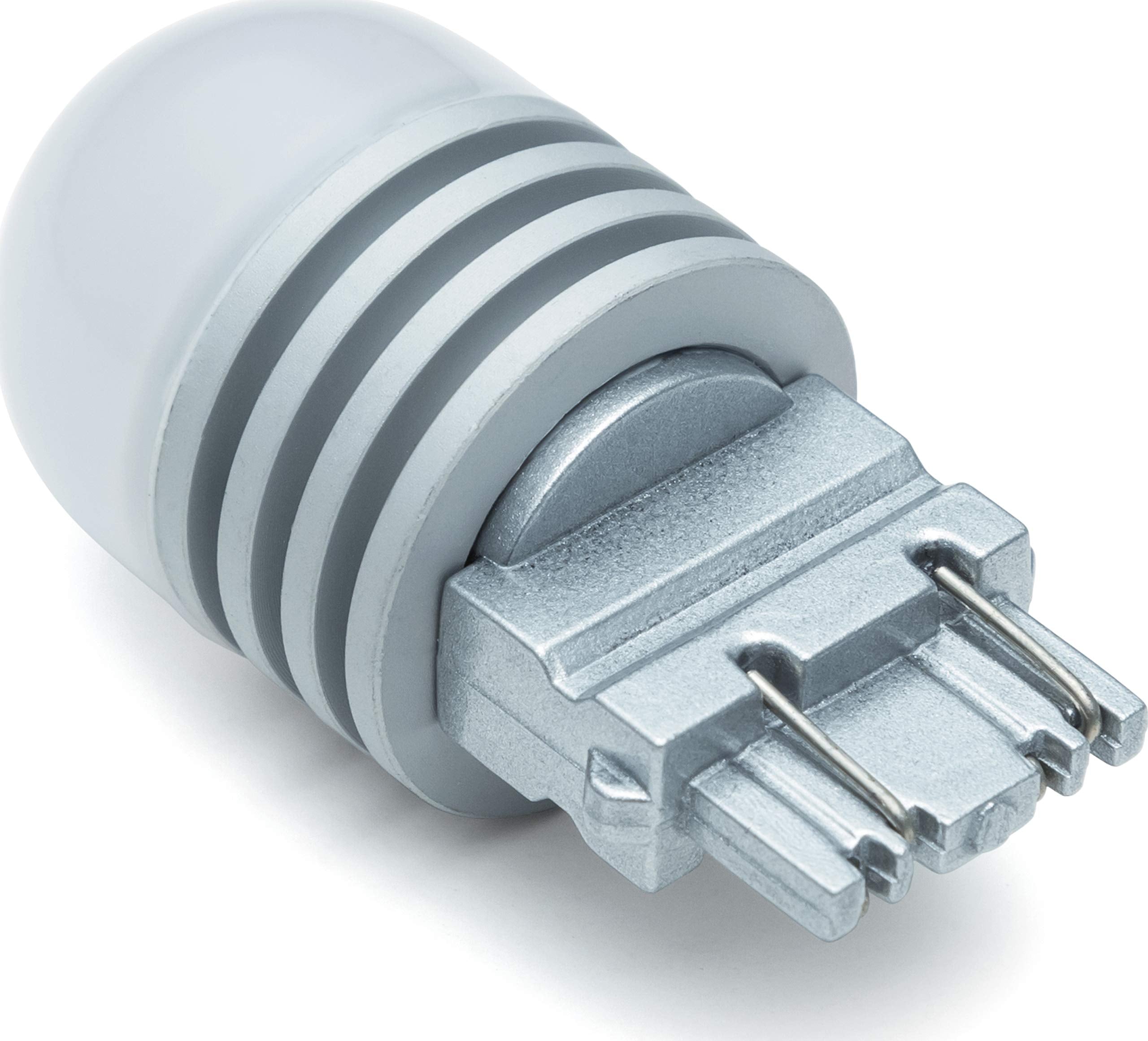 Kuryakyn 2886 Motorcycle Lighting: Replacement Led Light Bulb For Type 3157 Two-Circuit Applications, Red, Pack Of 1