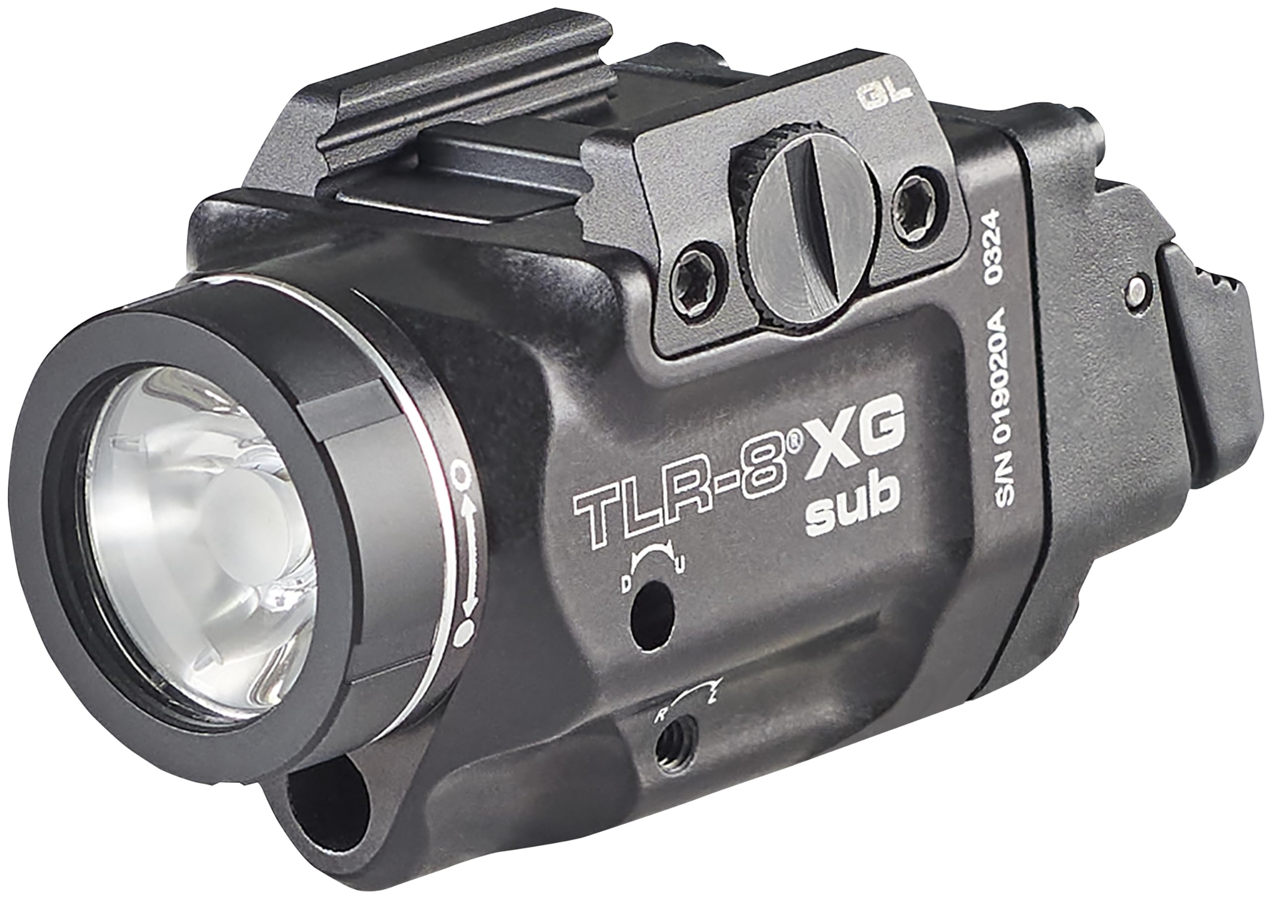 Streamlight 69431 TLR-8 X G sub 500-Lumen Rail-Mounted Tactical Weapon Light with Integrated Green Aiming Laser Exclusively for 